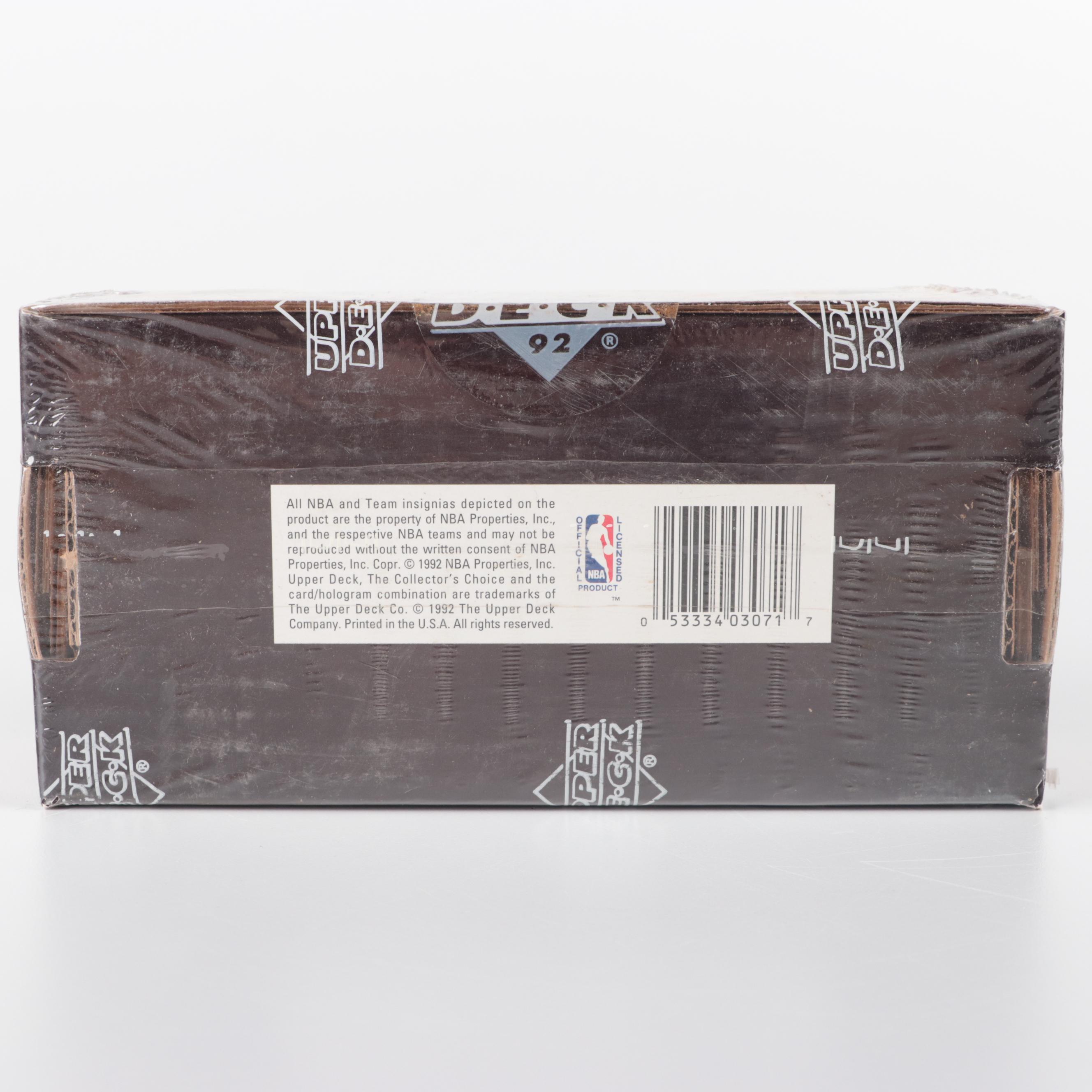 1991-1992 Upper Deck "Inaugural Edition" NBA Sealed Factory Sets