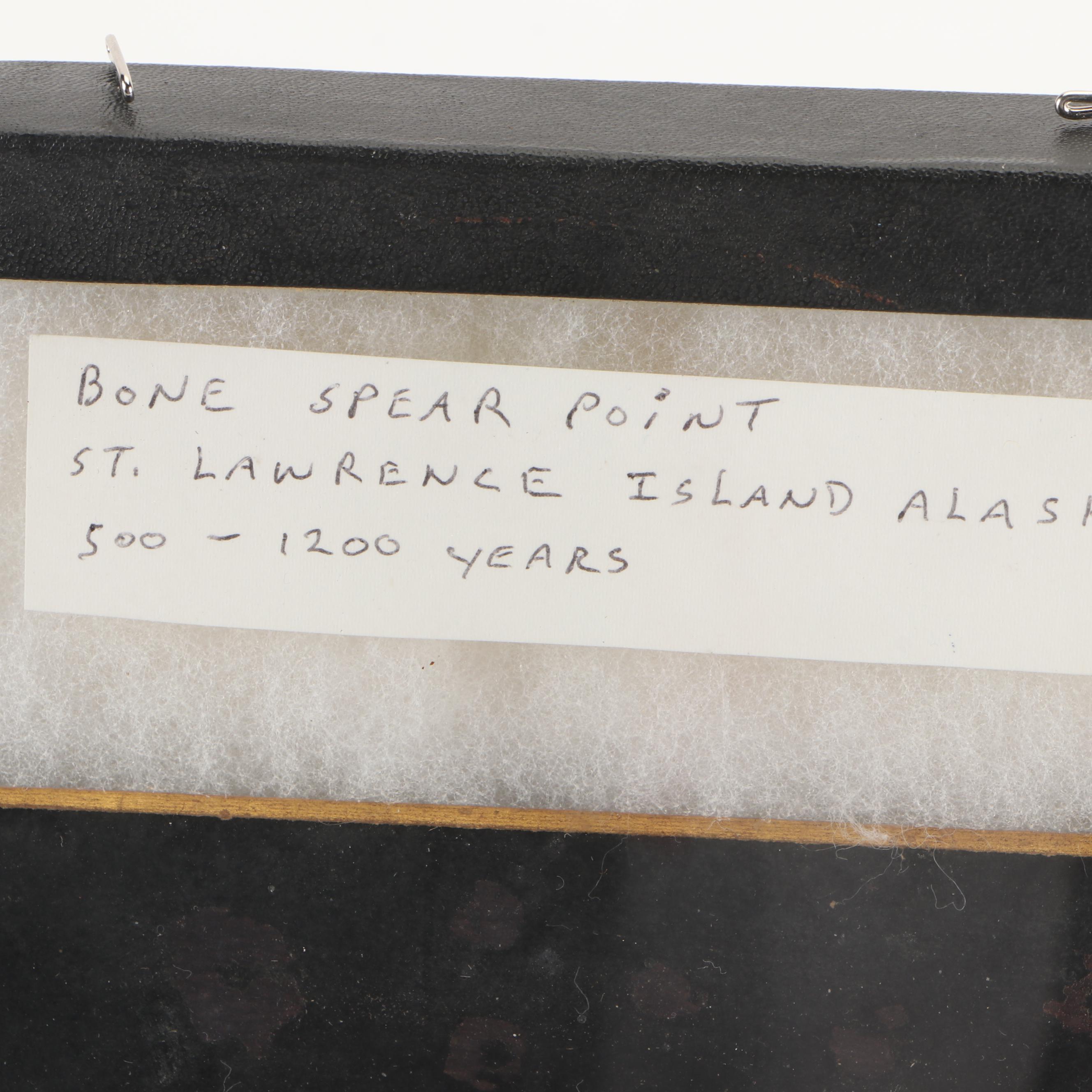 Native American Bone Spear Point