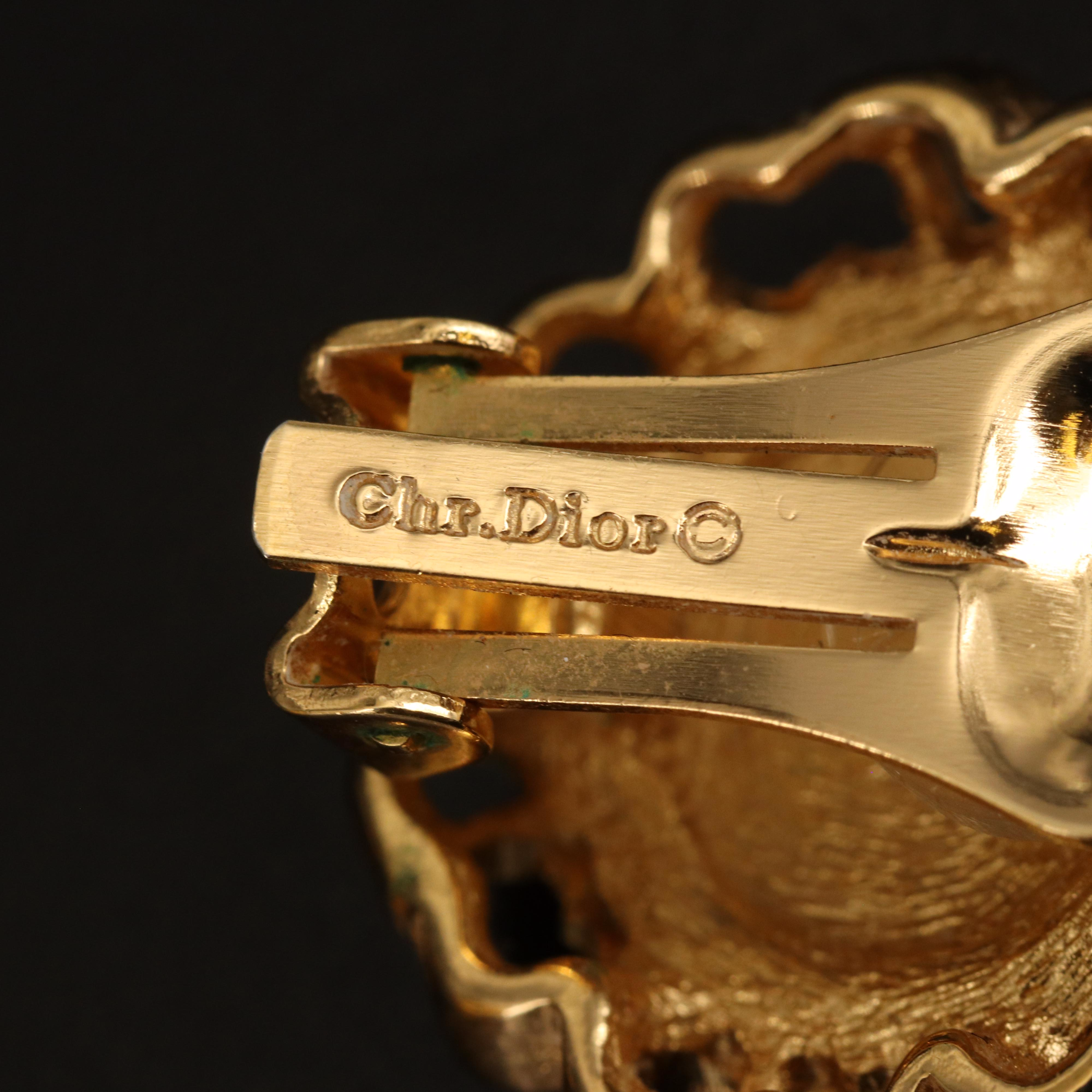 Clip Earrings Including Burberry's and Christian Dior