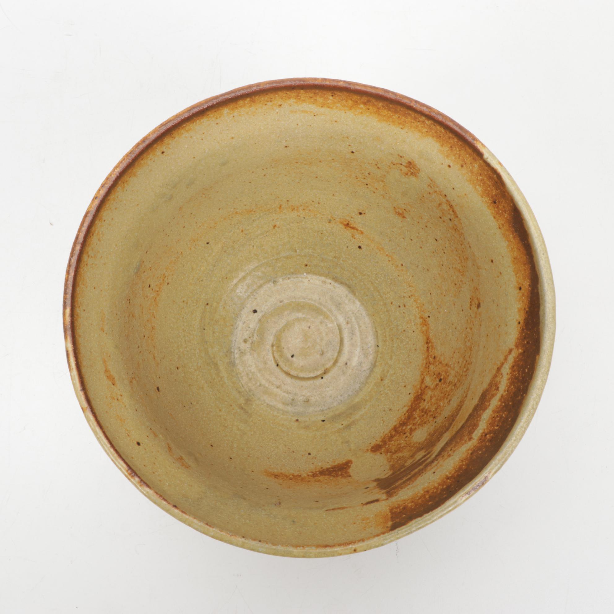 Signed Art Pottery Stoneware Bowl, 2012