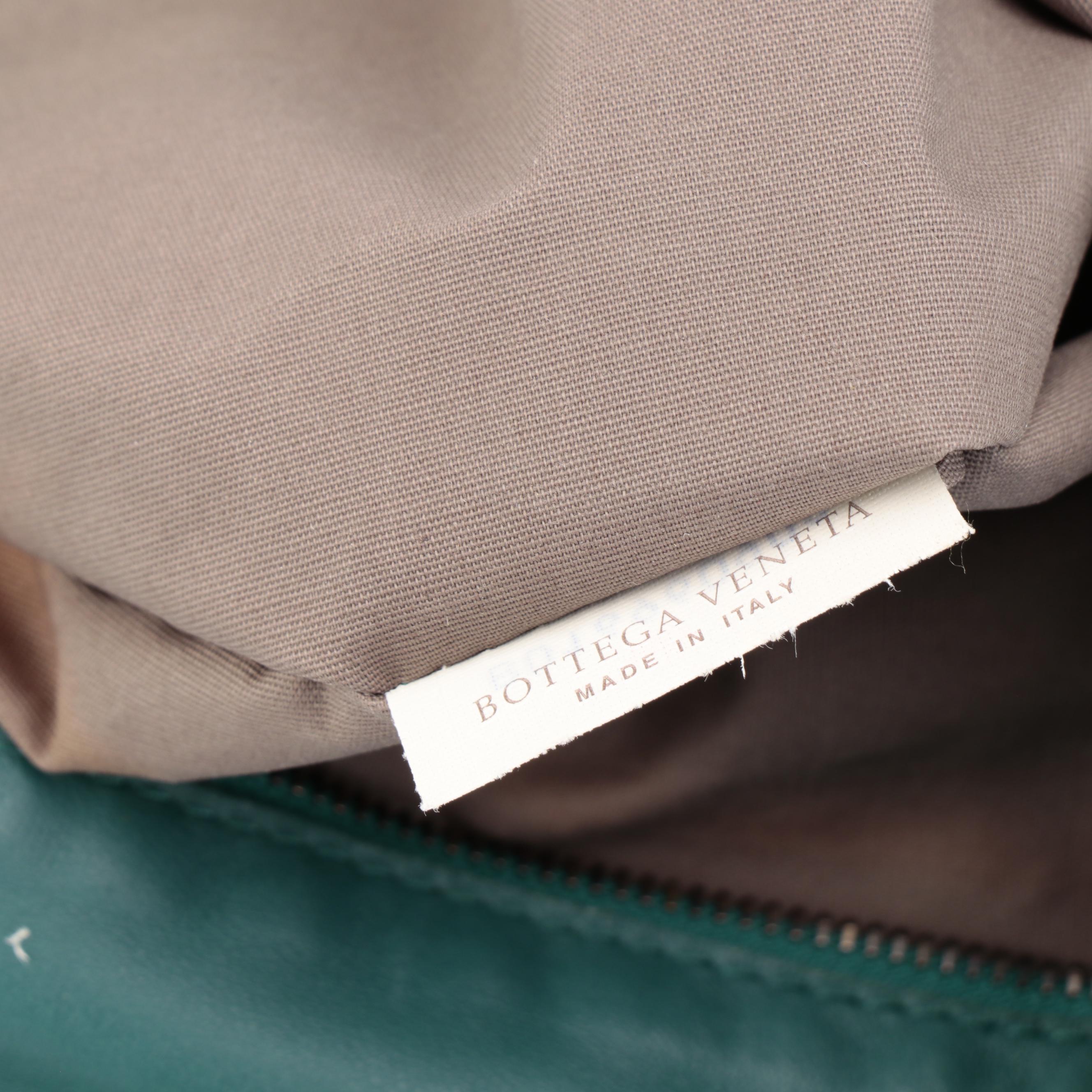 Bottega Veneta Leather Tote Bag with Intrecciato Detail