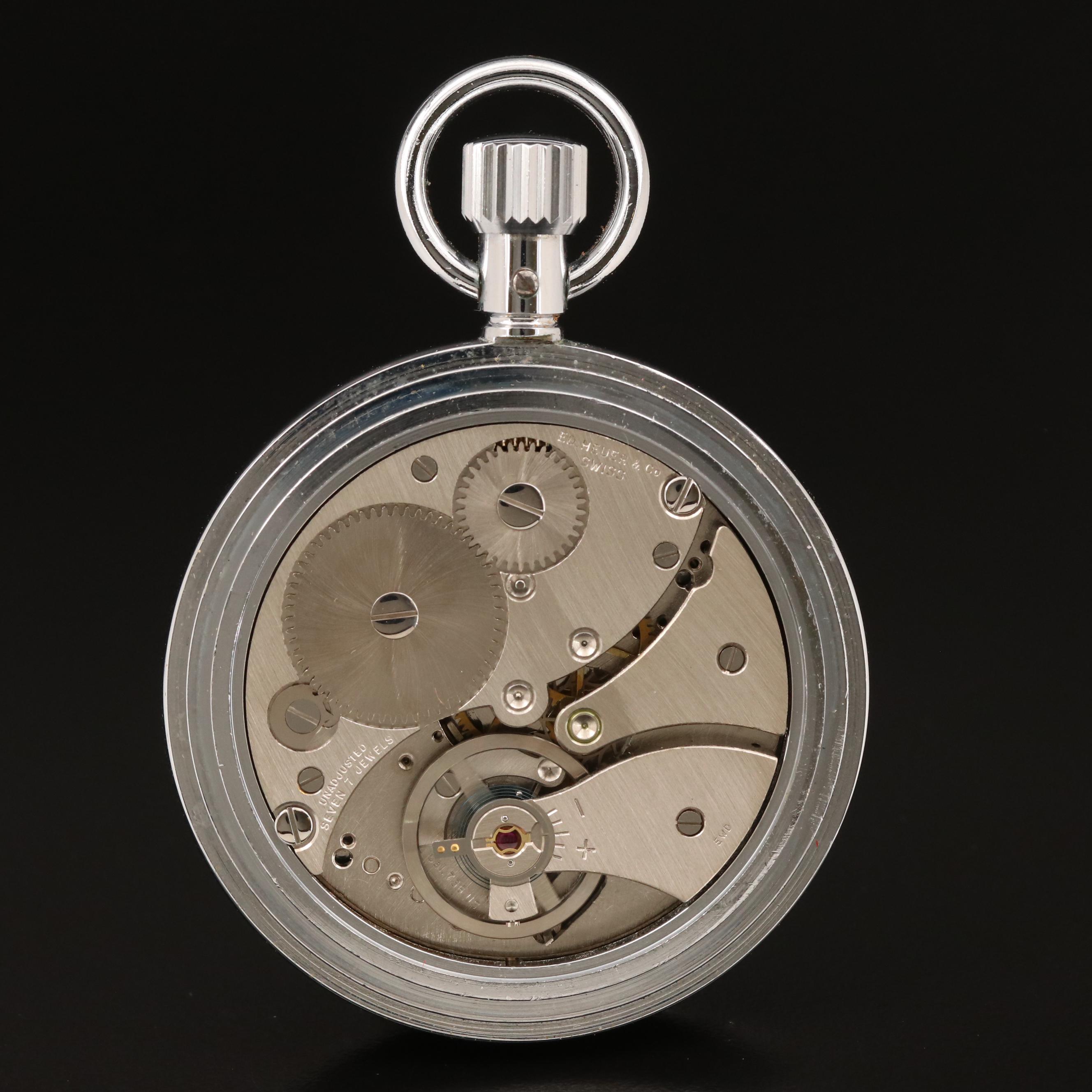 Vintage Heuer for Fisher Scientific Co. 1/5 Second Stopwatch