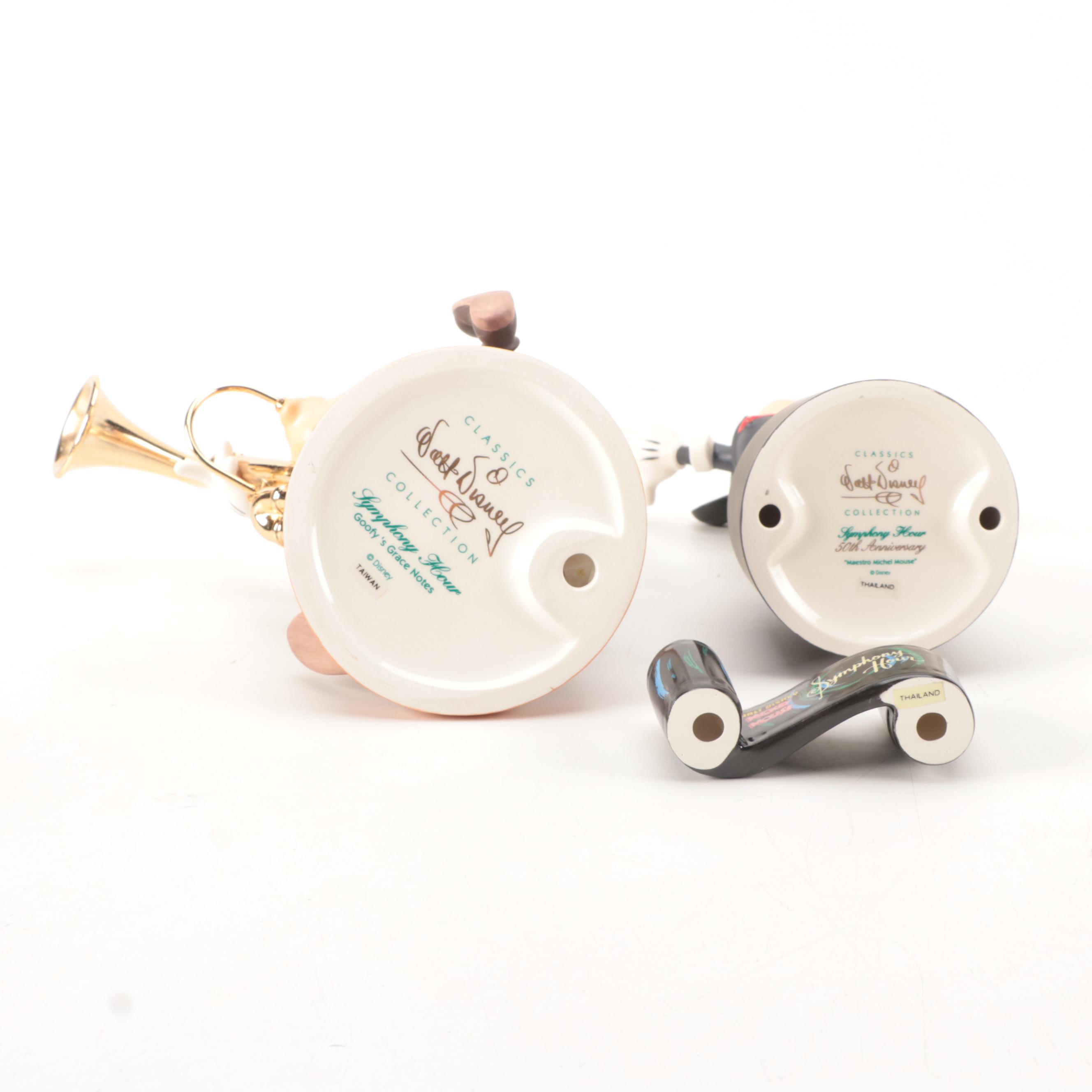 Walt Disney Classics Collection "Symphony Hour" Ceramic Figurines