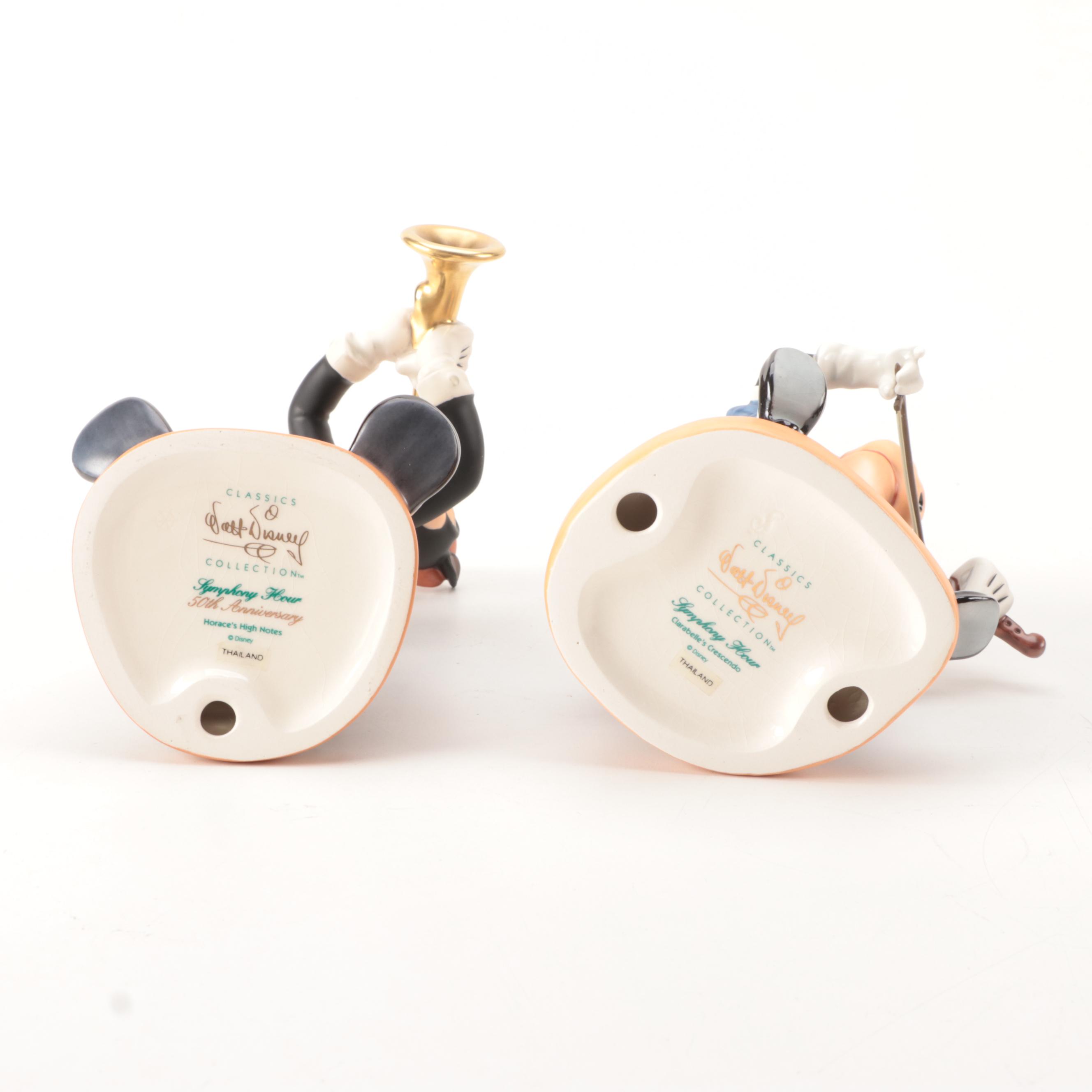 Walt Disney Classics Collection "Symphony Hour" Ceramic Figurines