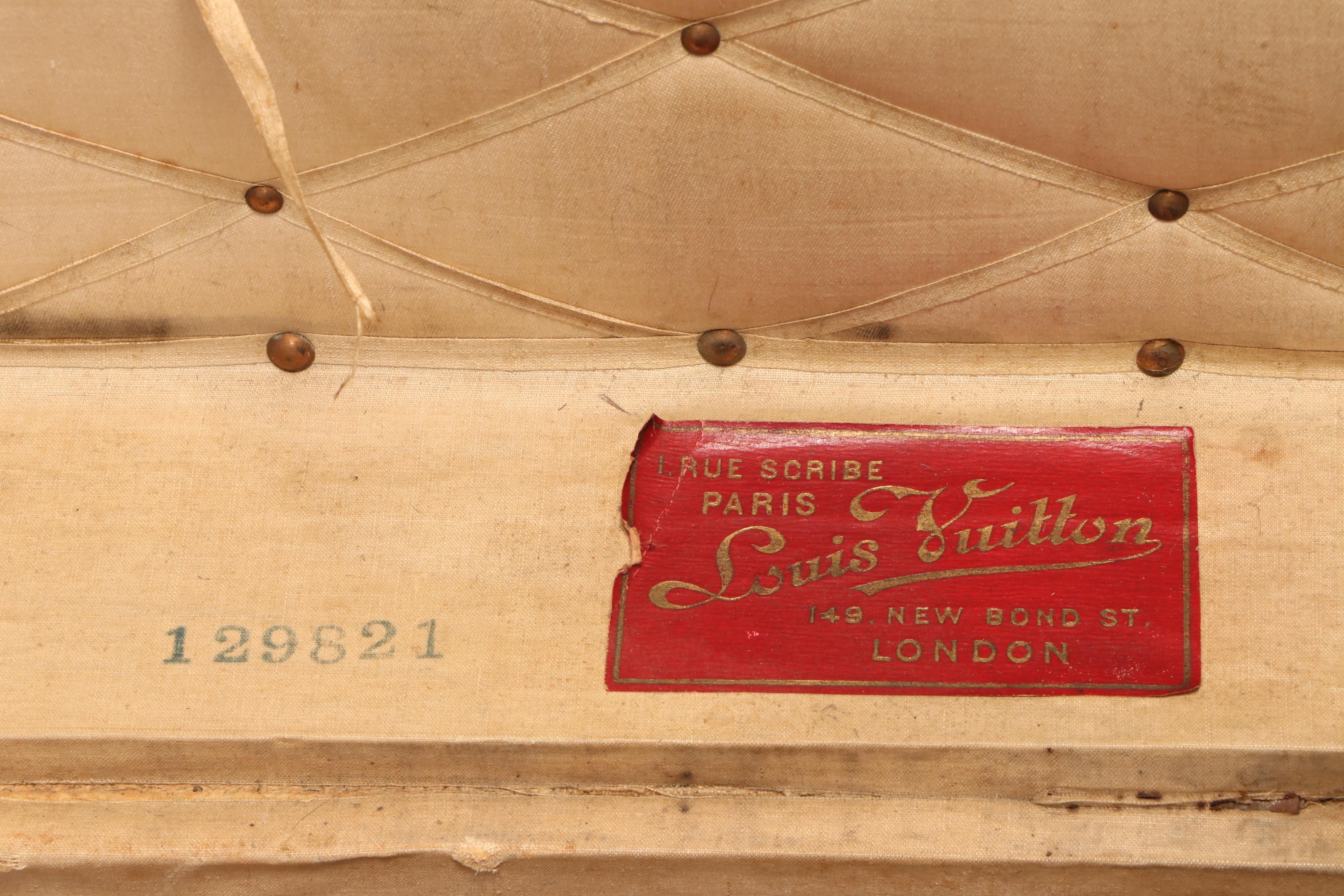 Louis Vuitton Steamer Trunk in Woven Monogram Canvas, Early 20th Century