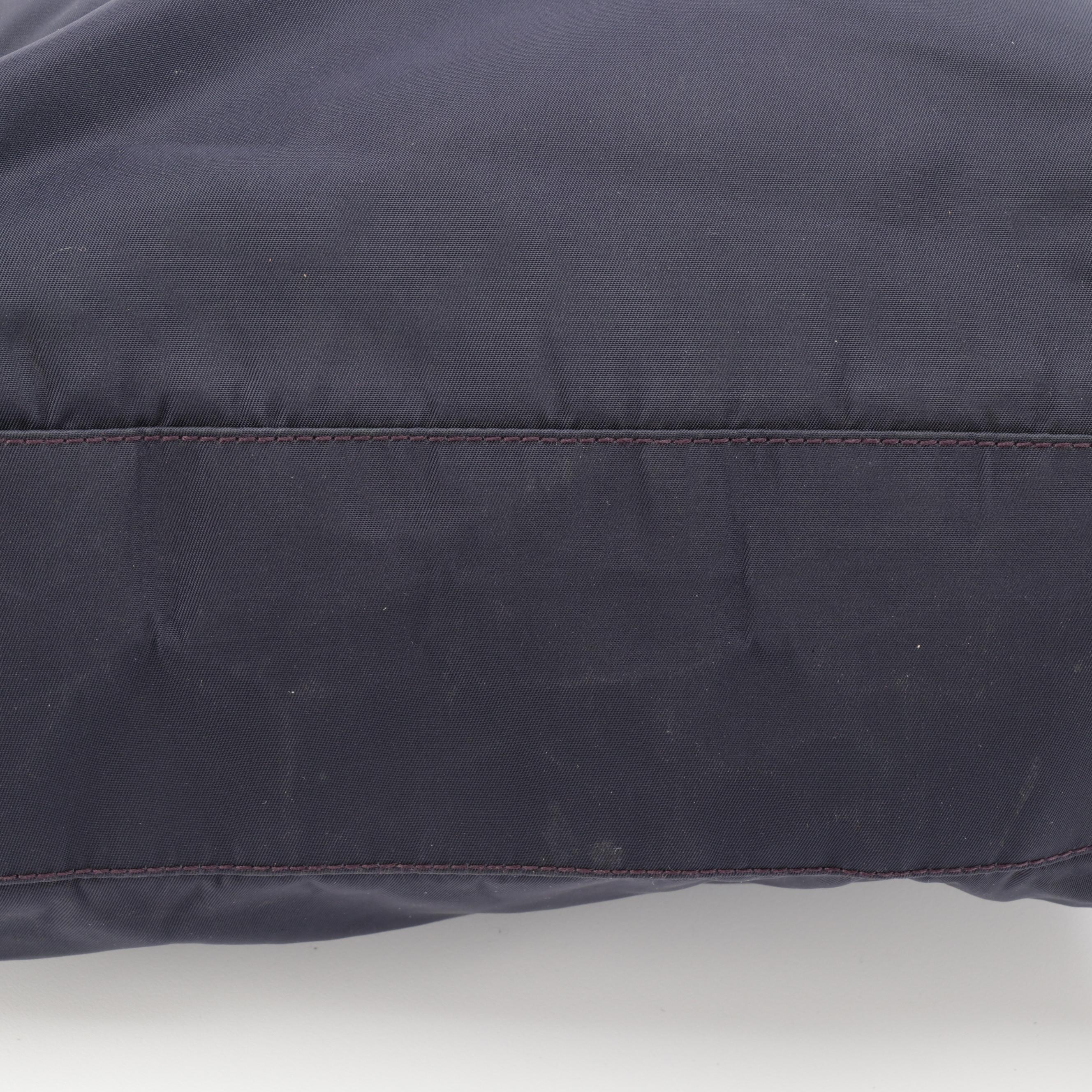 Prada Tessuto Nylon Shoulder Bag with Padlock