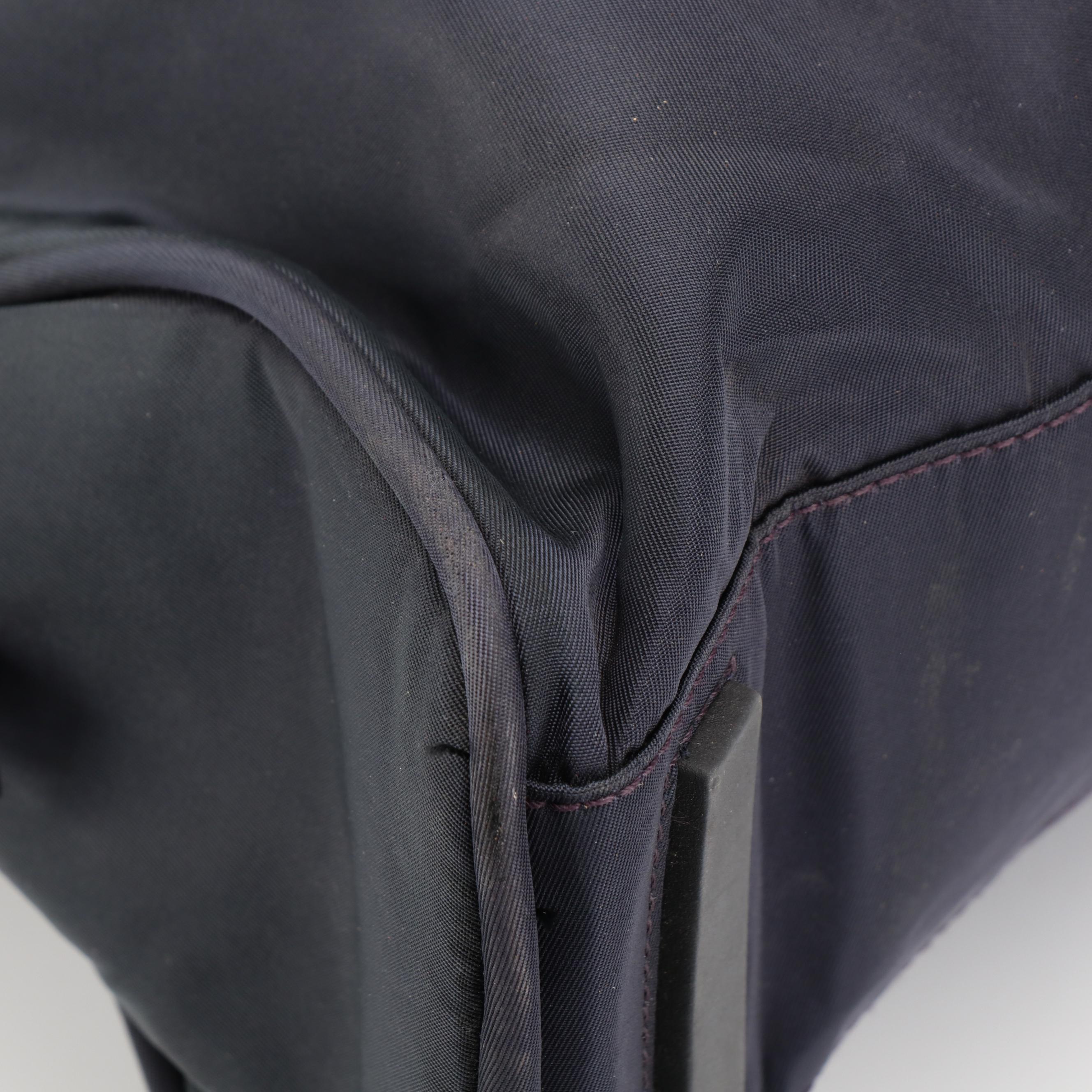 Prada Tessuto Nylon Shoulder Bag with Padlock