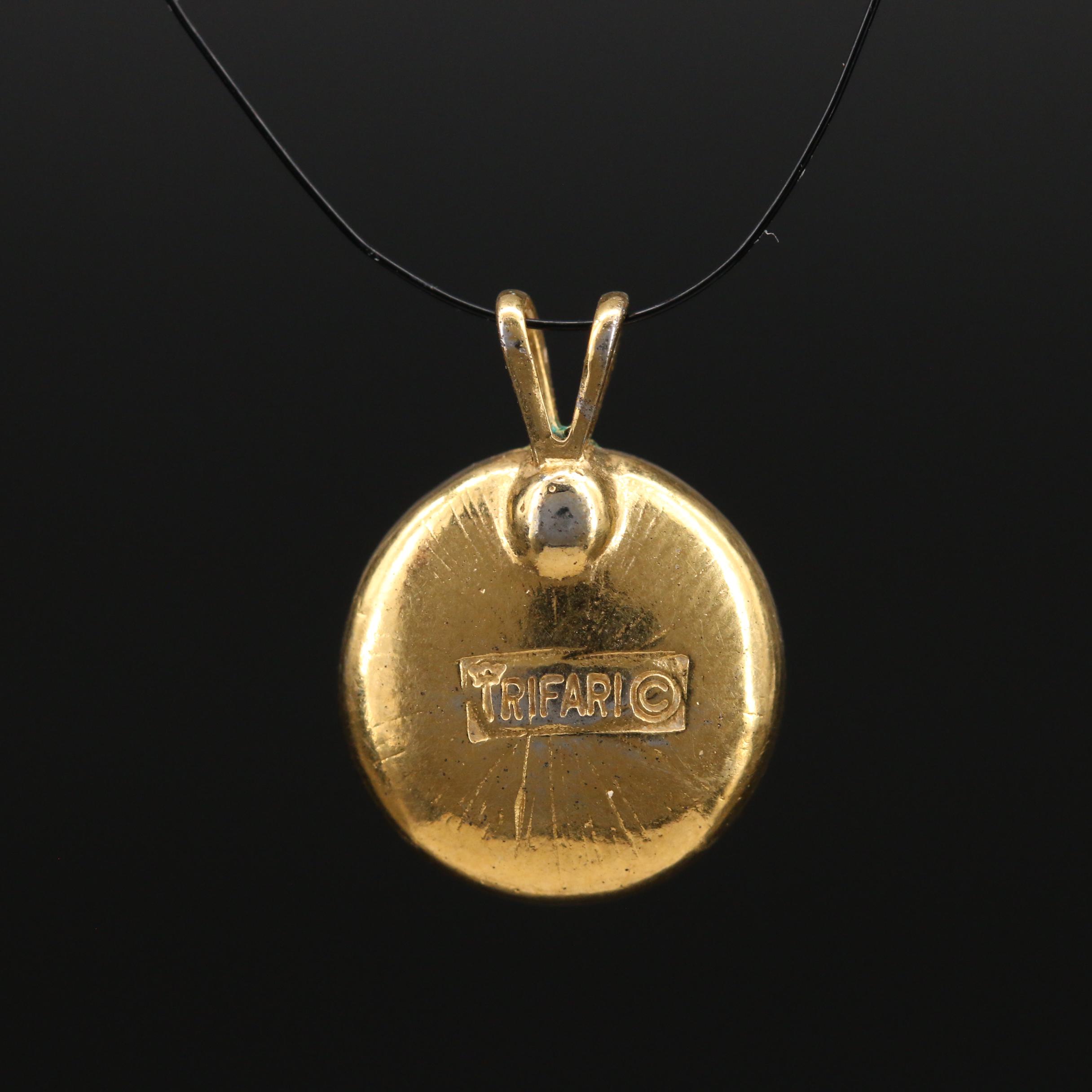 Christian Dior Hoop Clip Earrings with Rhinstone Earrings and Pendant