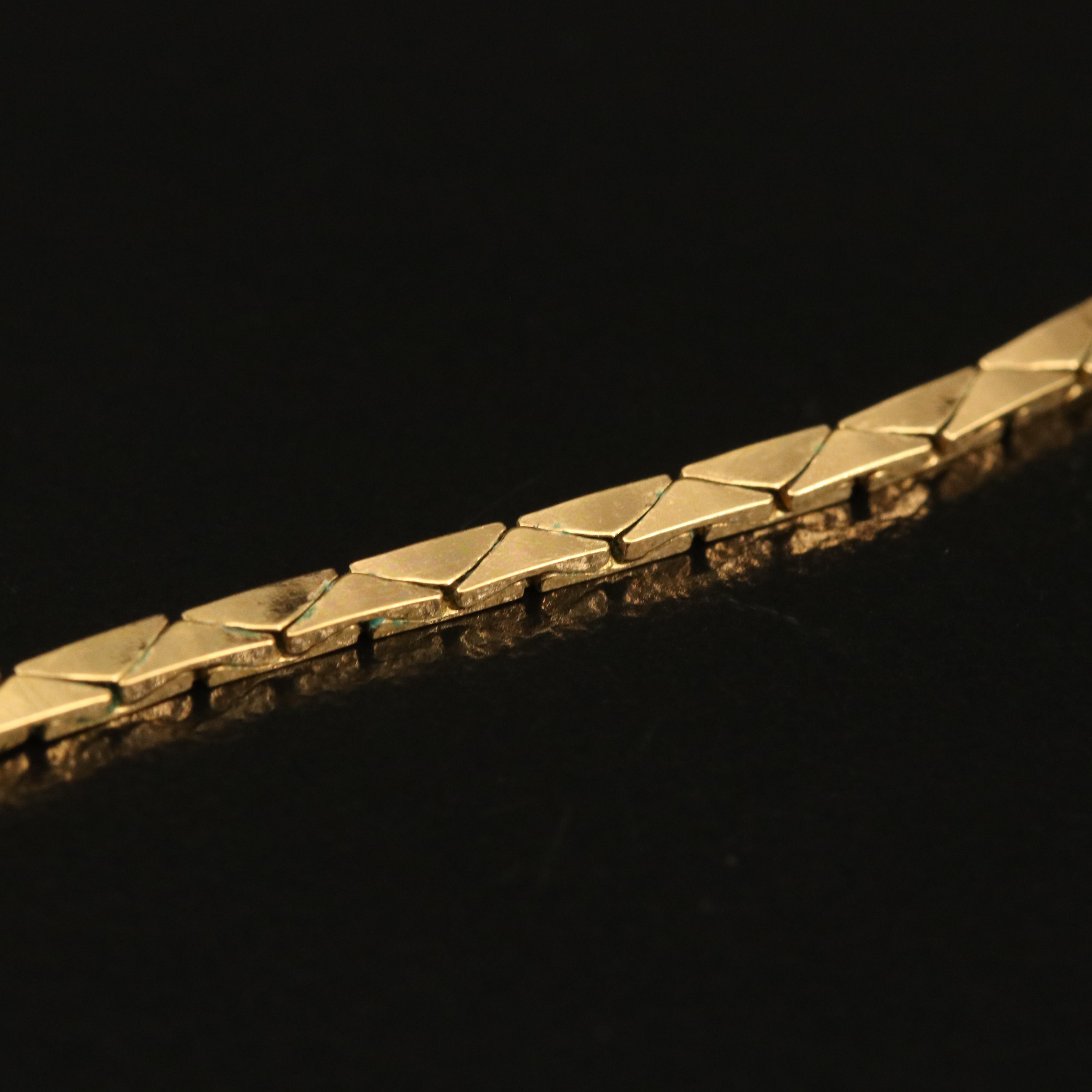 Christian Dior Rhinestone and Glass Station Necklace