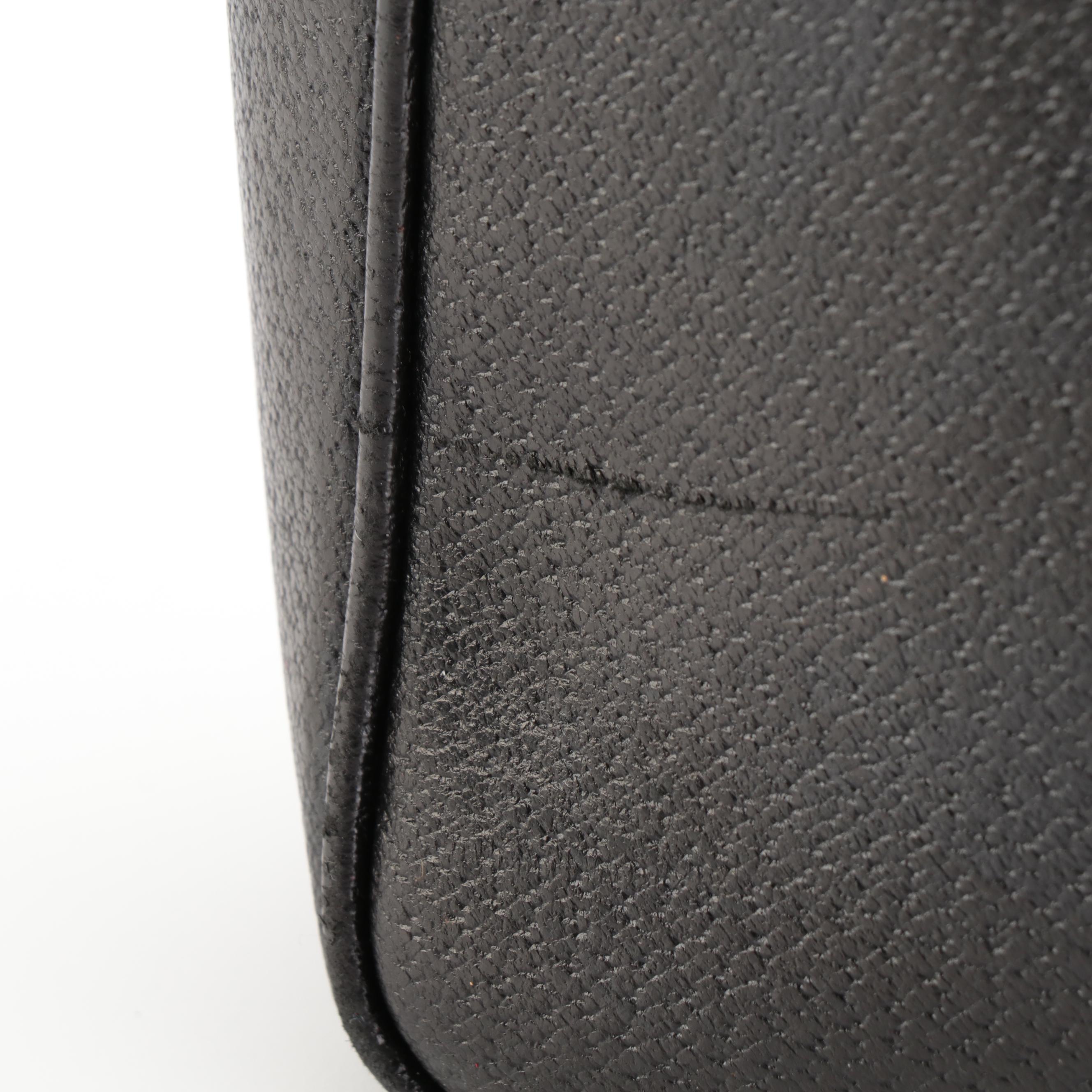 Prada Handbag in Black Leather with Padlock