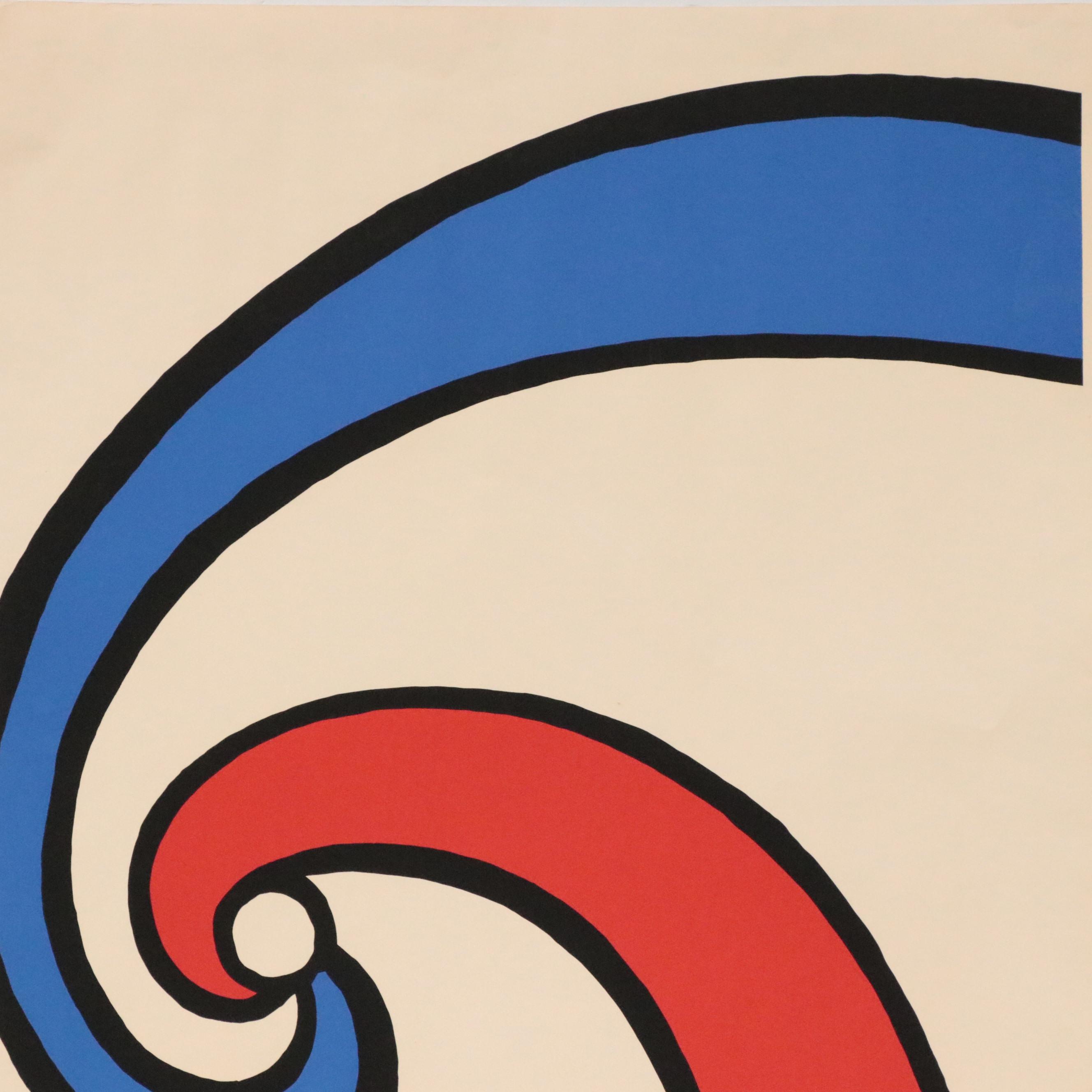 Alexander Calder Serigraph "Toby Moffett for Congress," 1974