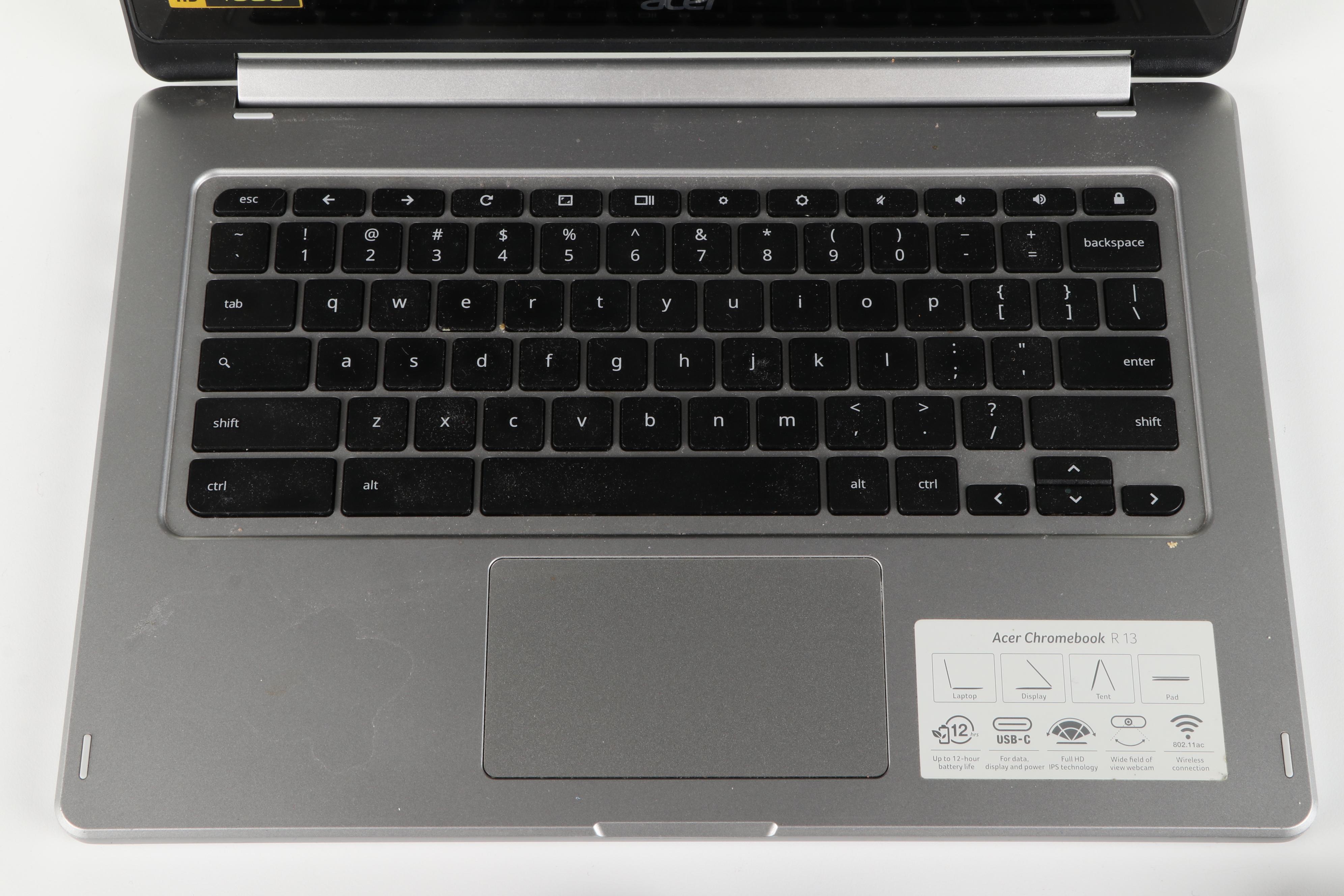 Acer Chromebook R 13 Convertible Touch Screen Laptop with Power Adapter, 2017