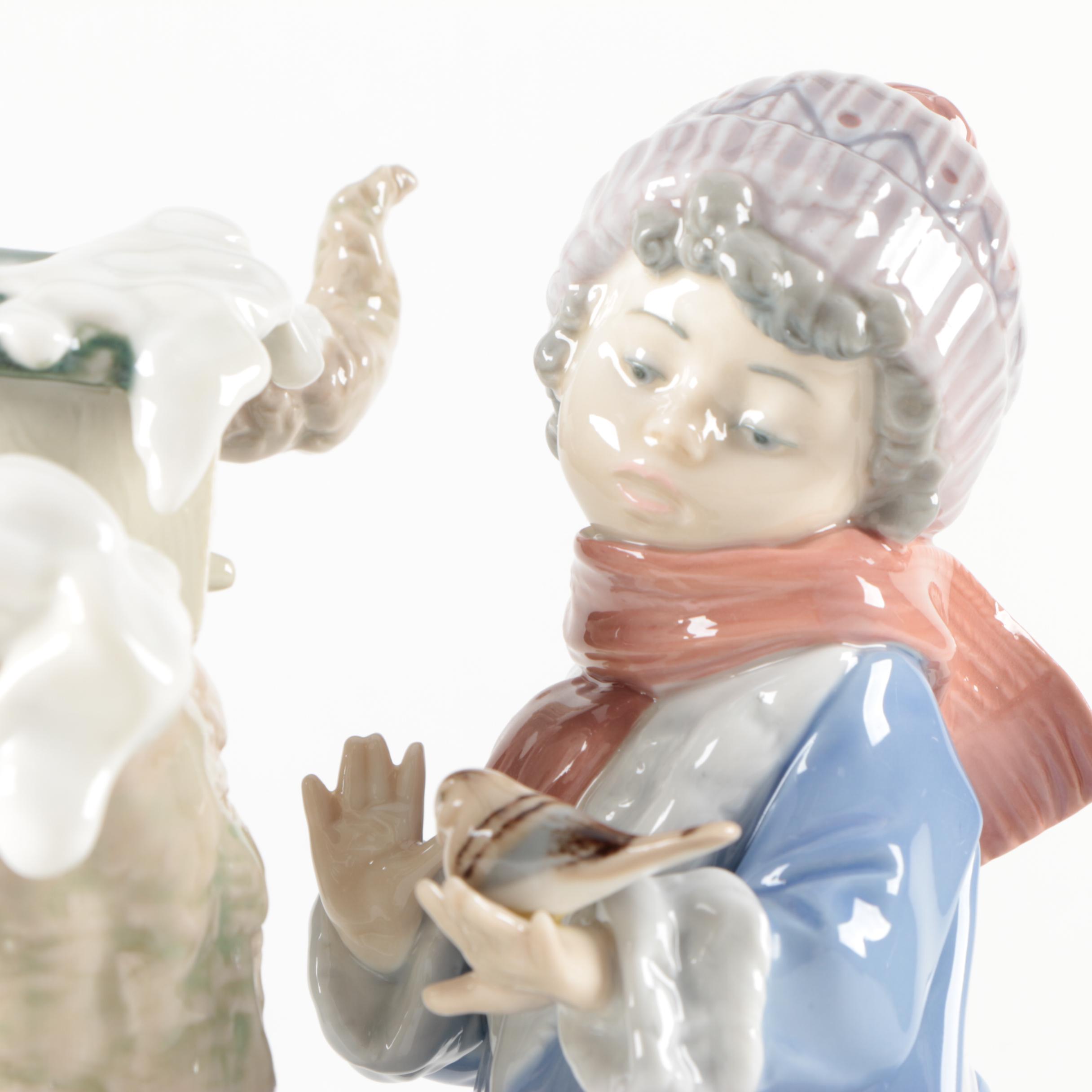 Lladró "Winter Frost" Porcelain Figurine Designed by Antonio Ramos