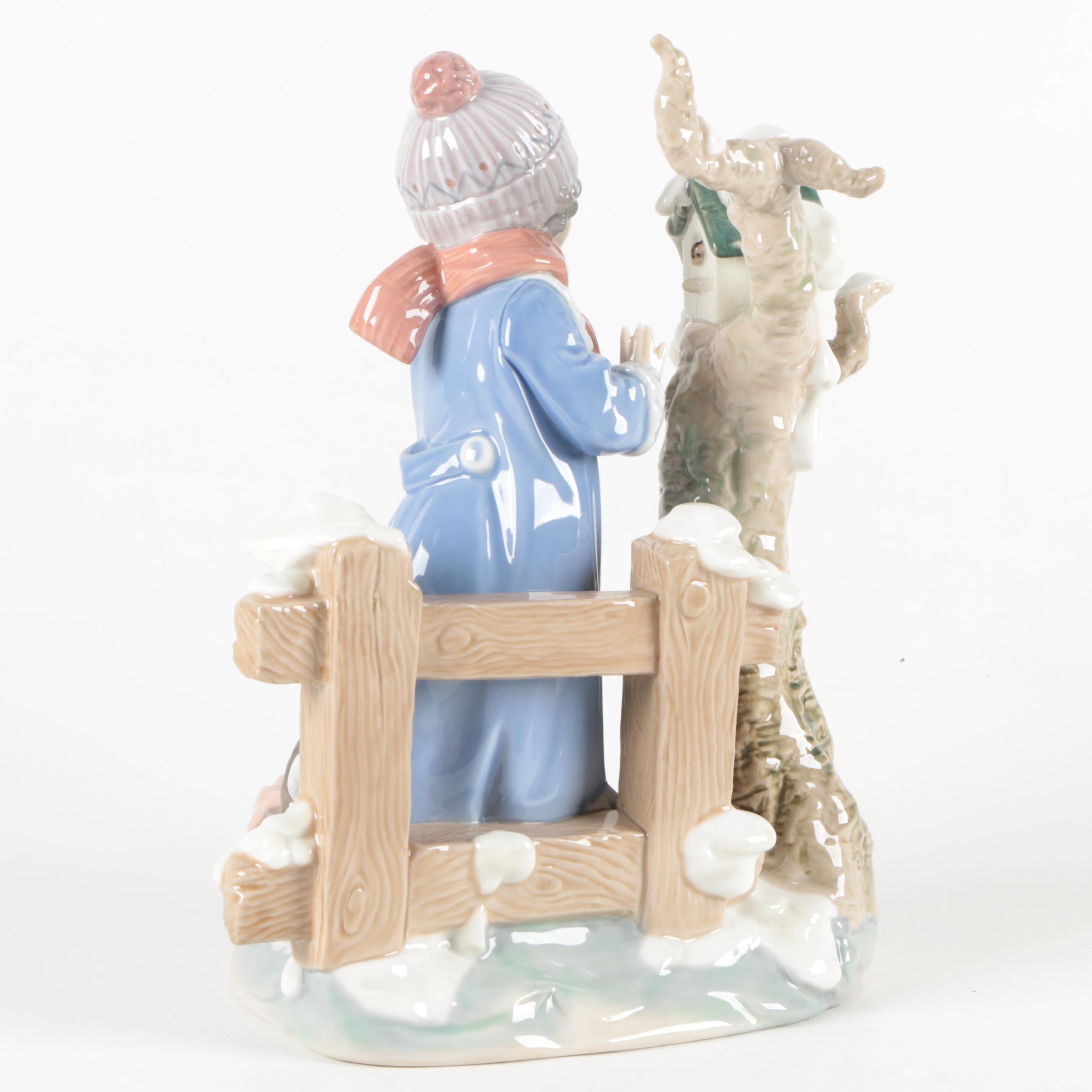 Lladró "Winter Frost" Porcelain Figurine Designed by Antonio Ramos
