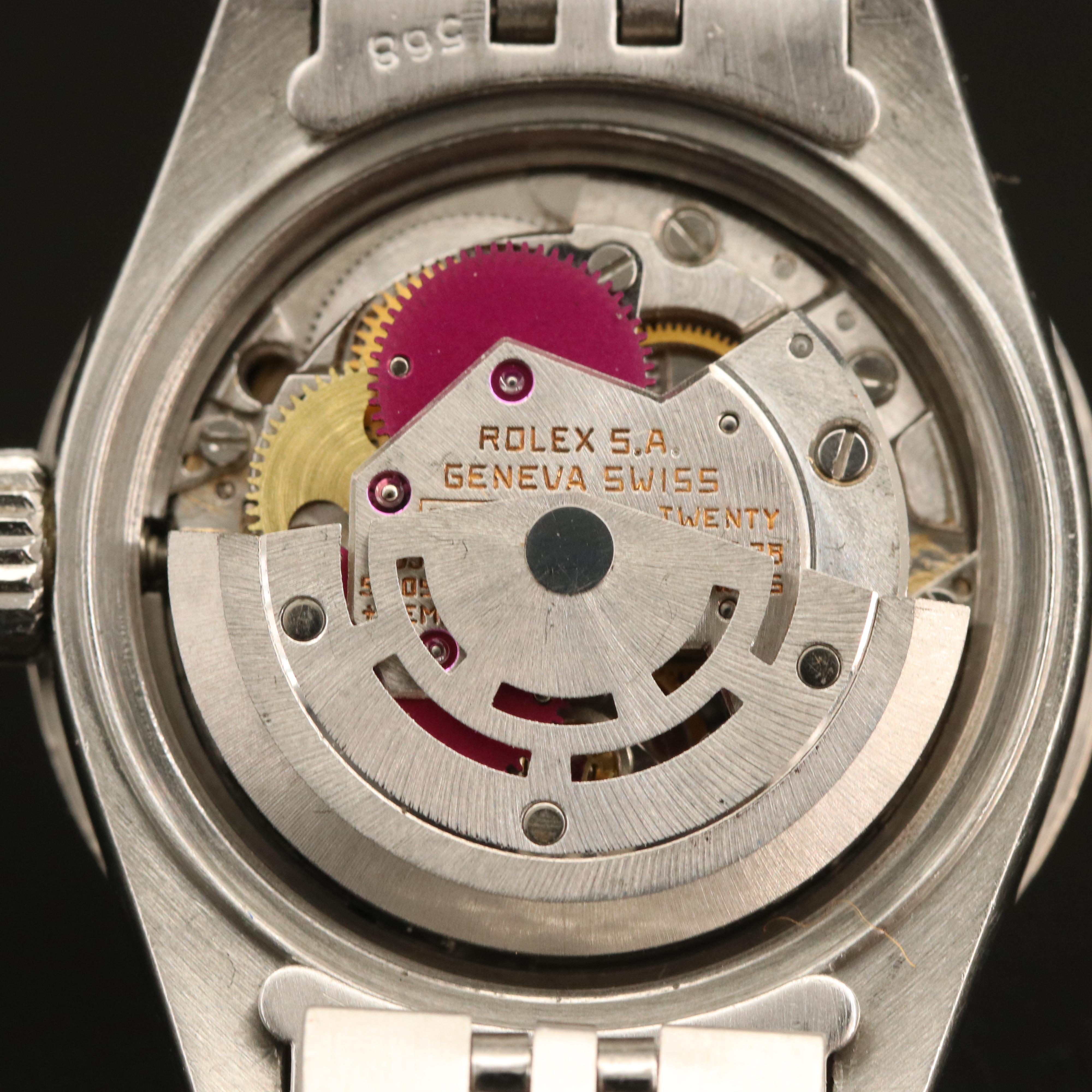 1982 Rolex Datejust MOP 2.10 CTW Diamond Dial, Bezel and Band Watch