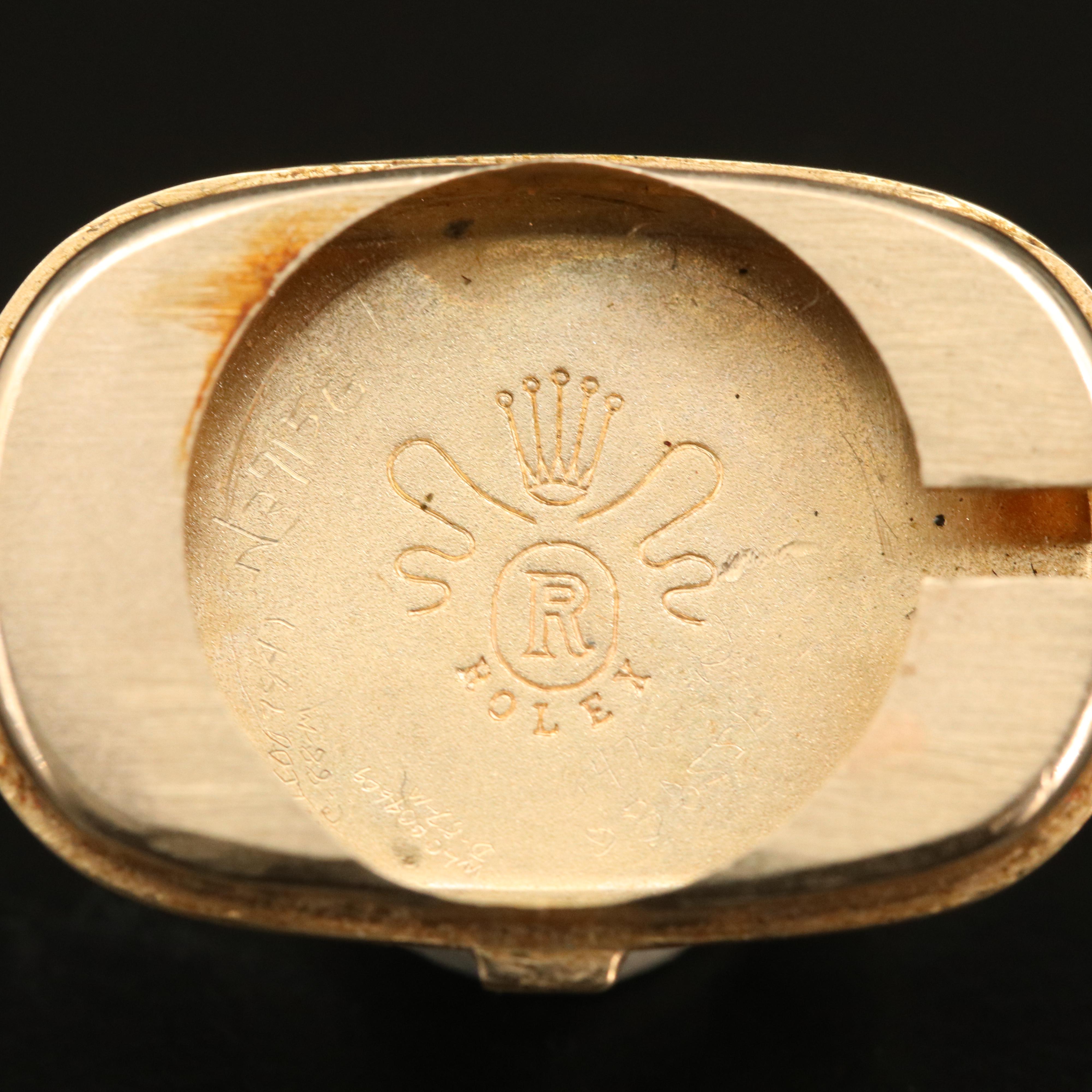 Vintage Rolex 14K Diamond Watch