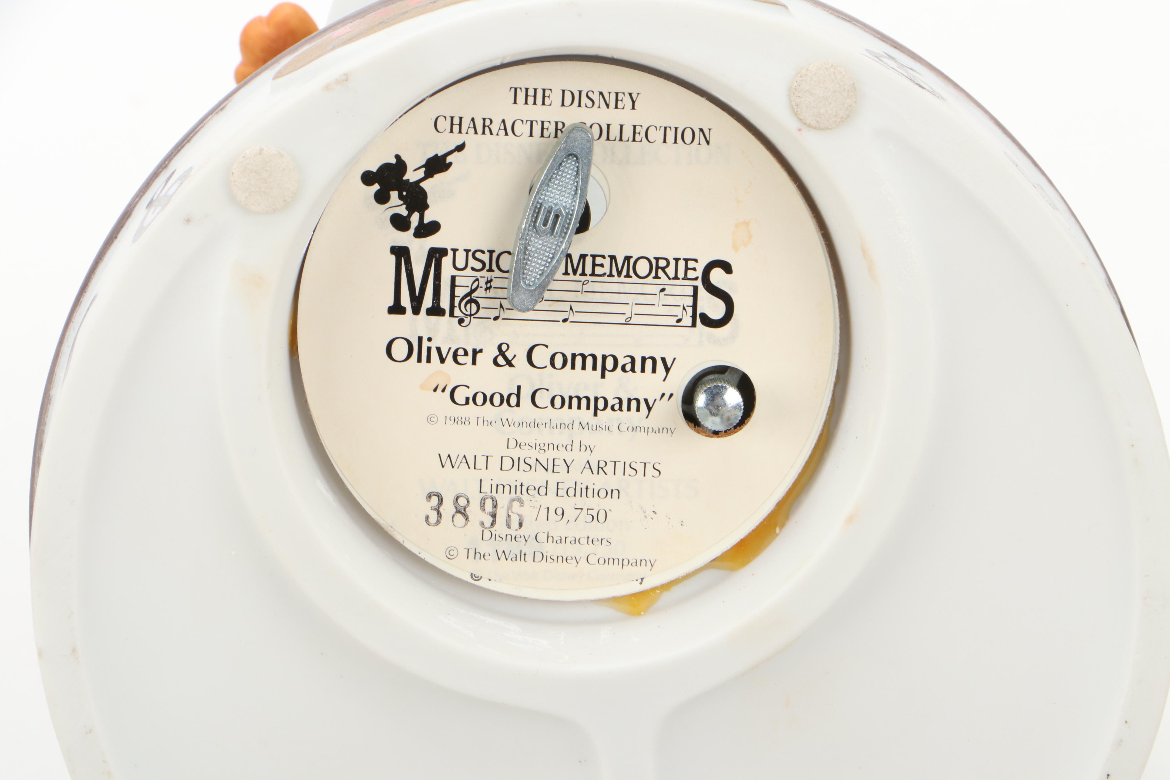 Walt Disney Musical Figurines Featuring "The Jungle Book" and Others