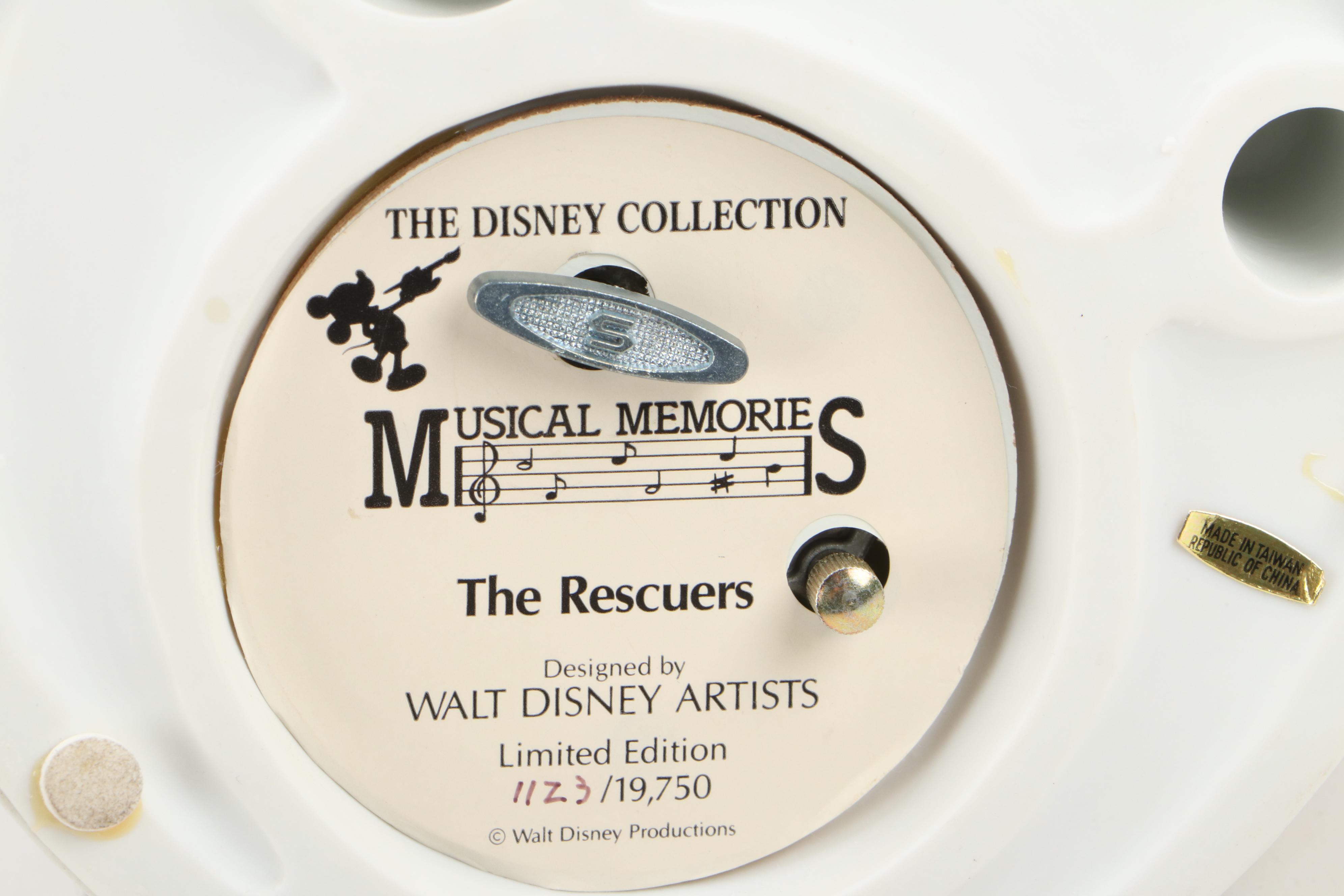 Walt Disney Musical Figurines Featuring "The Jungle Book" and Others