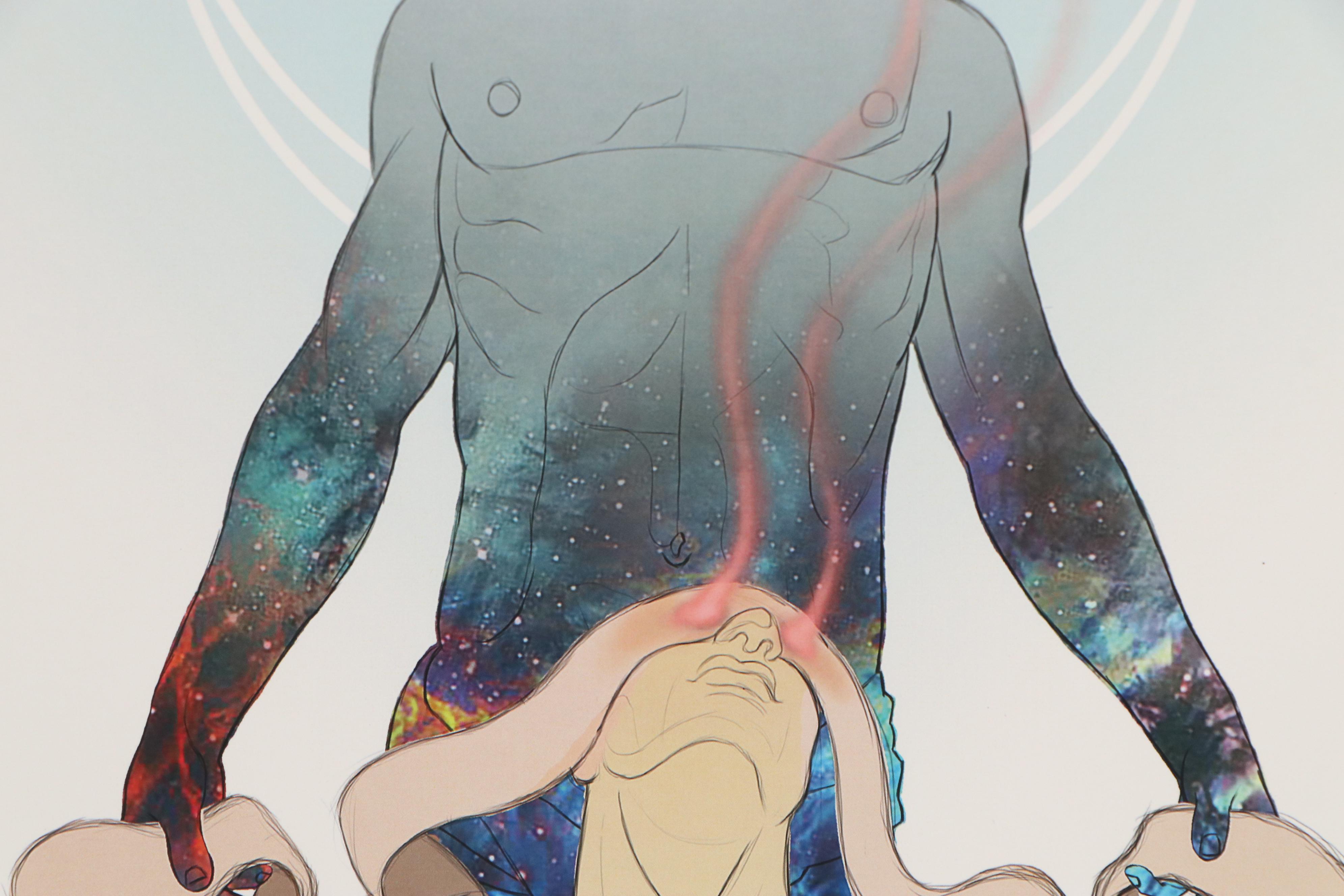 Taron Jordan Surreal Figural Offset Lithograph