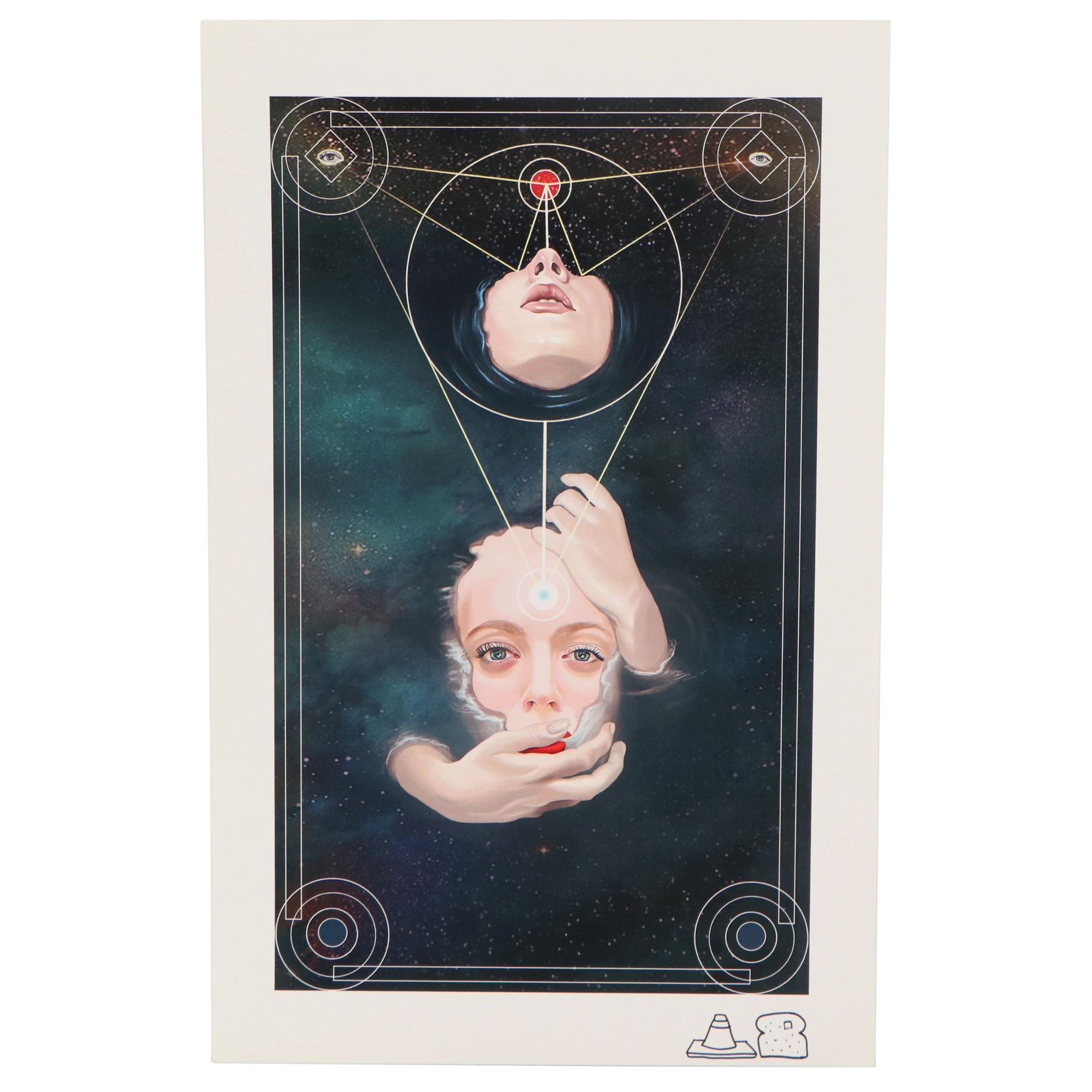 Taron Jordan Surreal Offset Lithograph