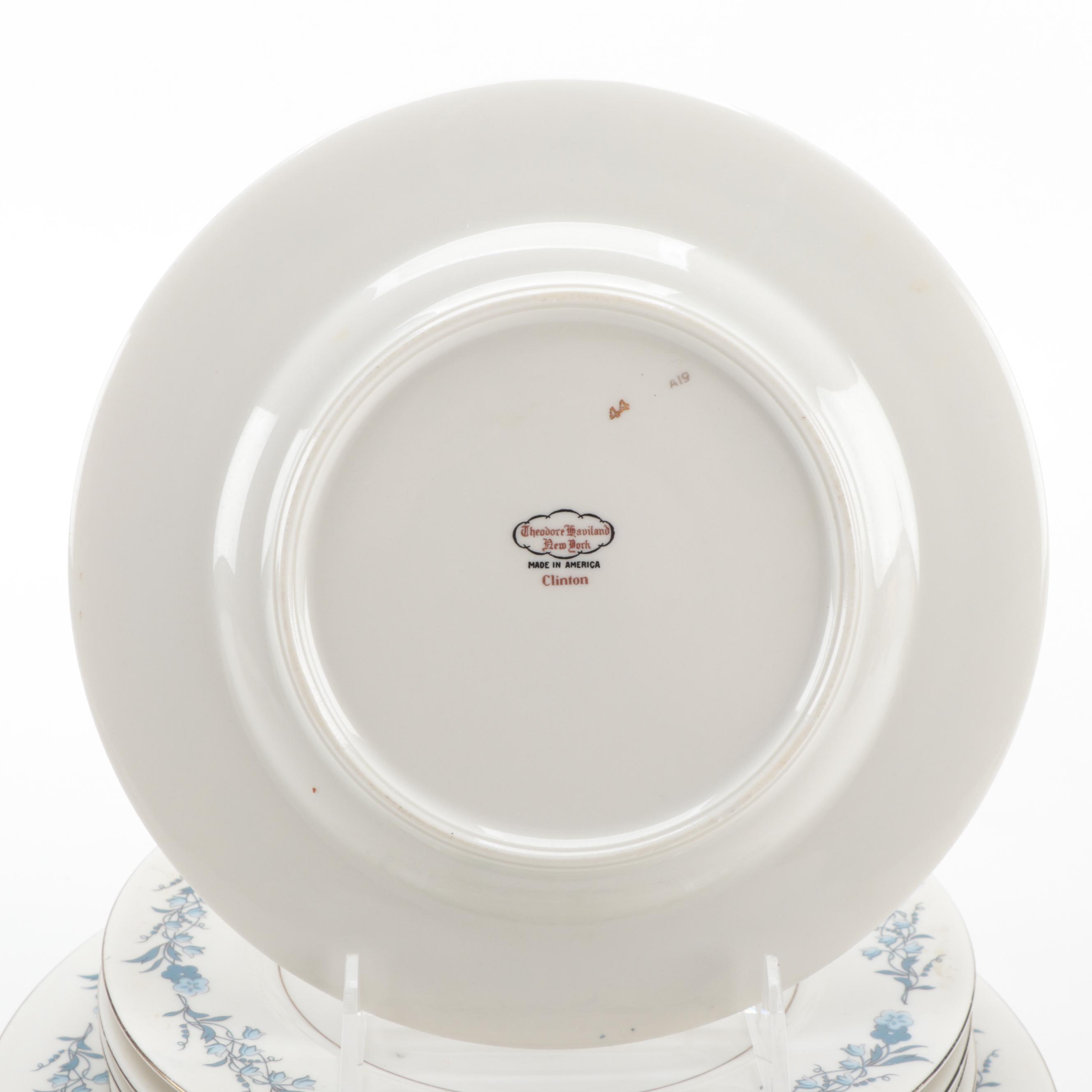 Theodore Haviland "Clinton" Porcelain Dinnerware, 1936-1961