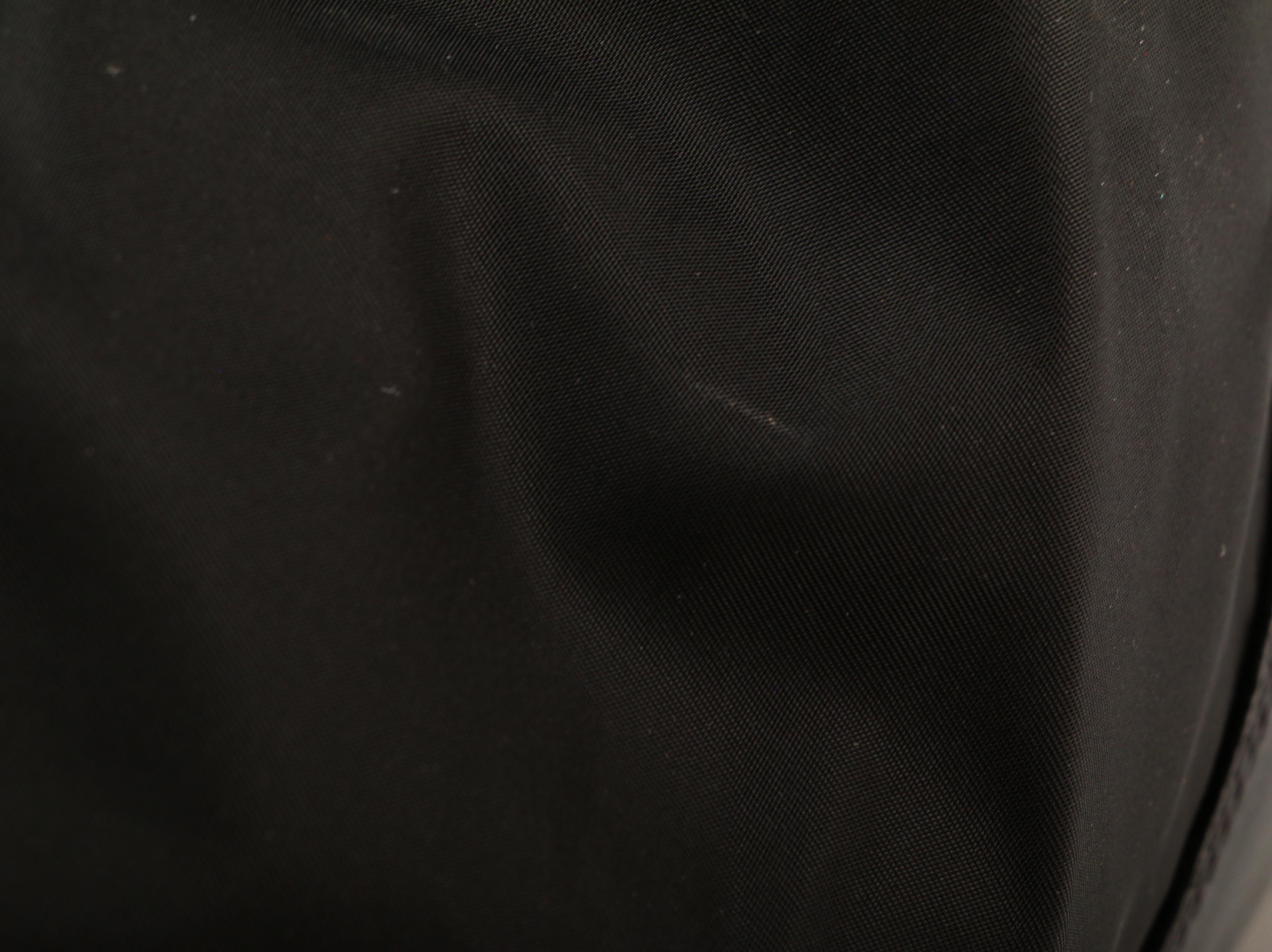 Prada Tote Bag in Black Tessuto Nylon with Whipstitch Leather Trim