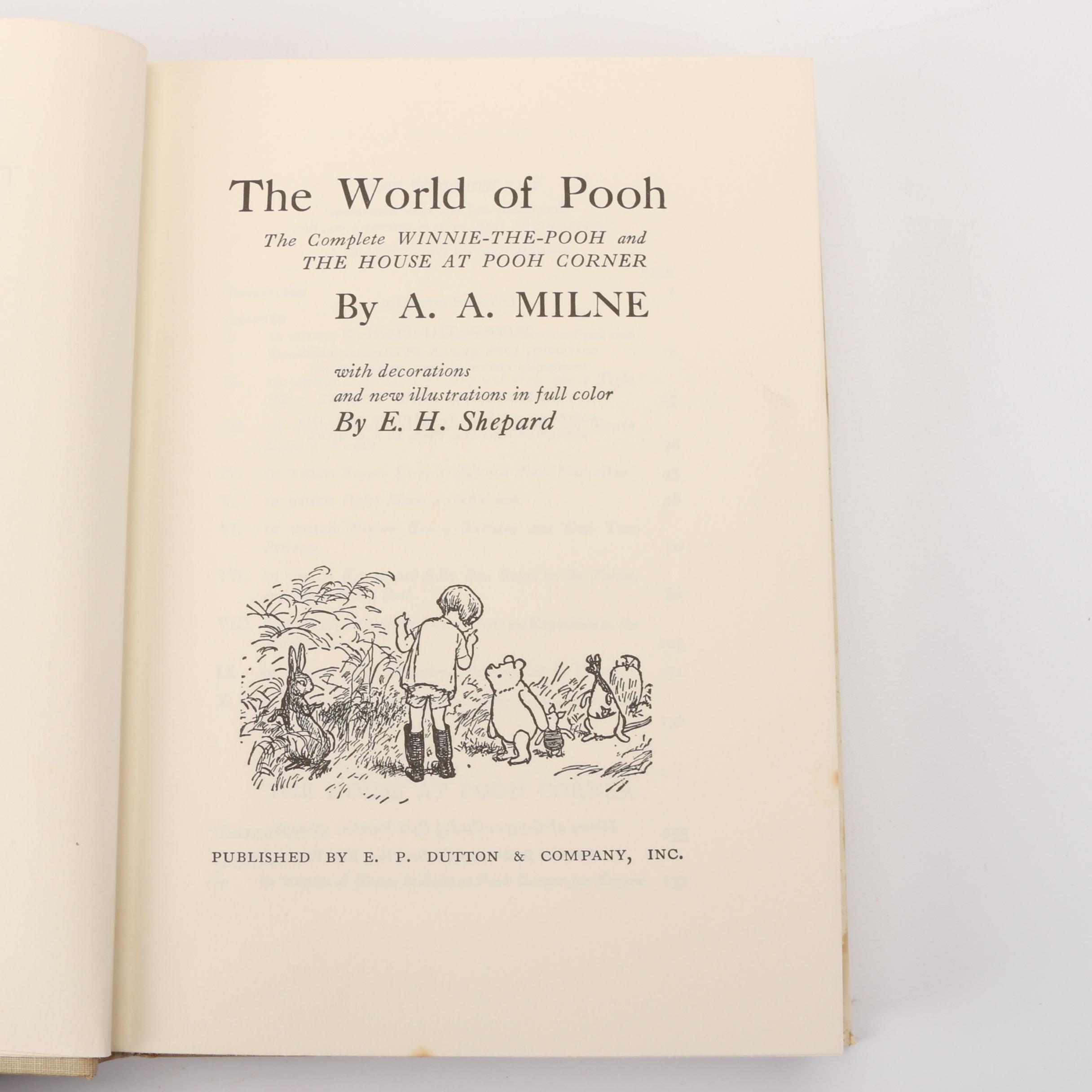 "The World of Pooh" and "The World of Christopher Robin" Box Set by A. A. Milne