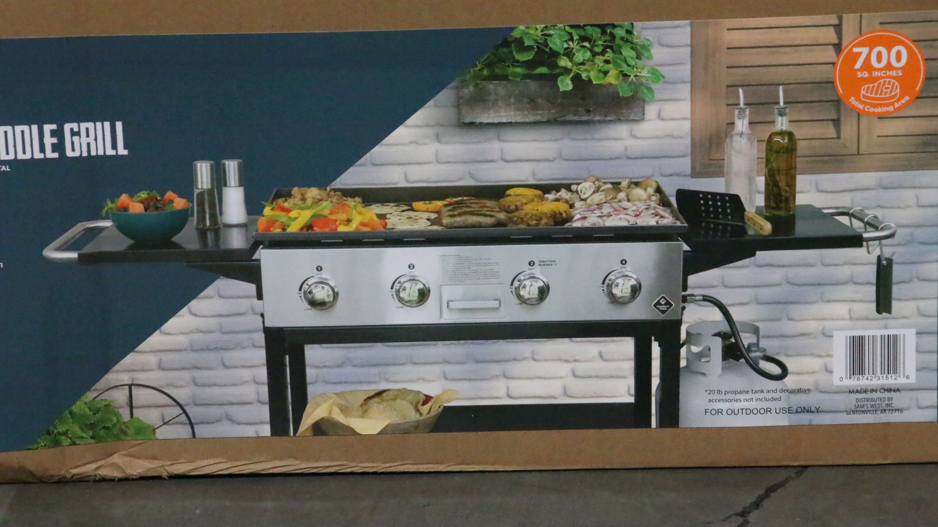 Member's Mark Four-Burner Outdoor Gas Griddle