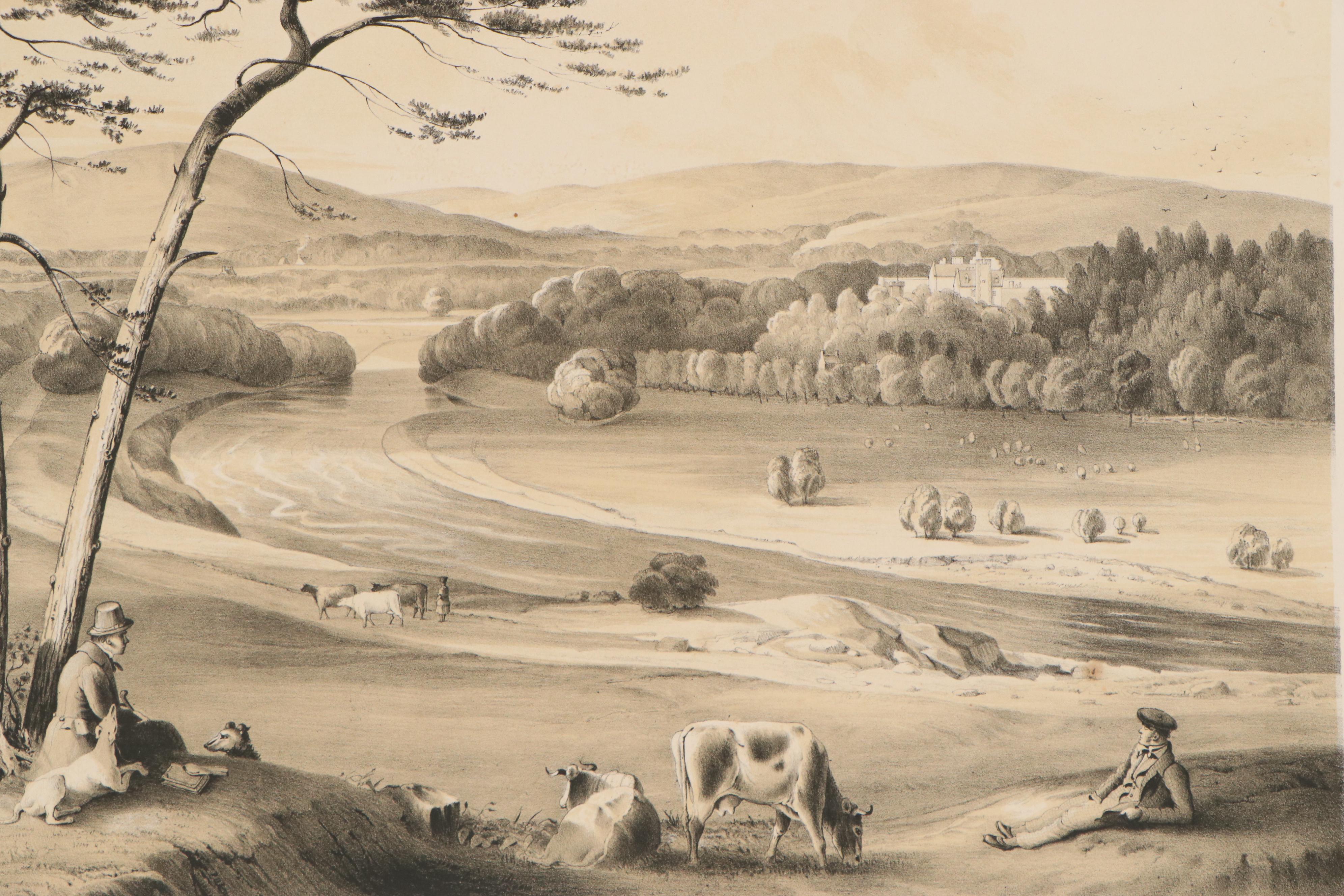 Lithographs of Architectural Ruins