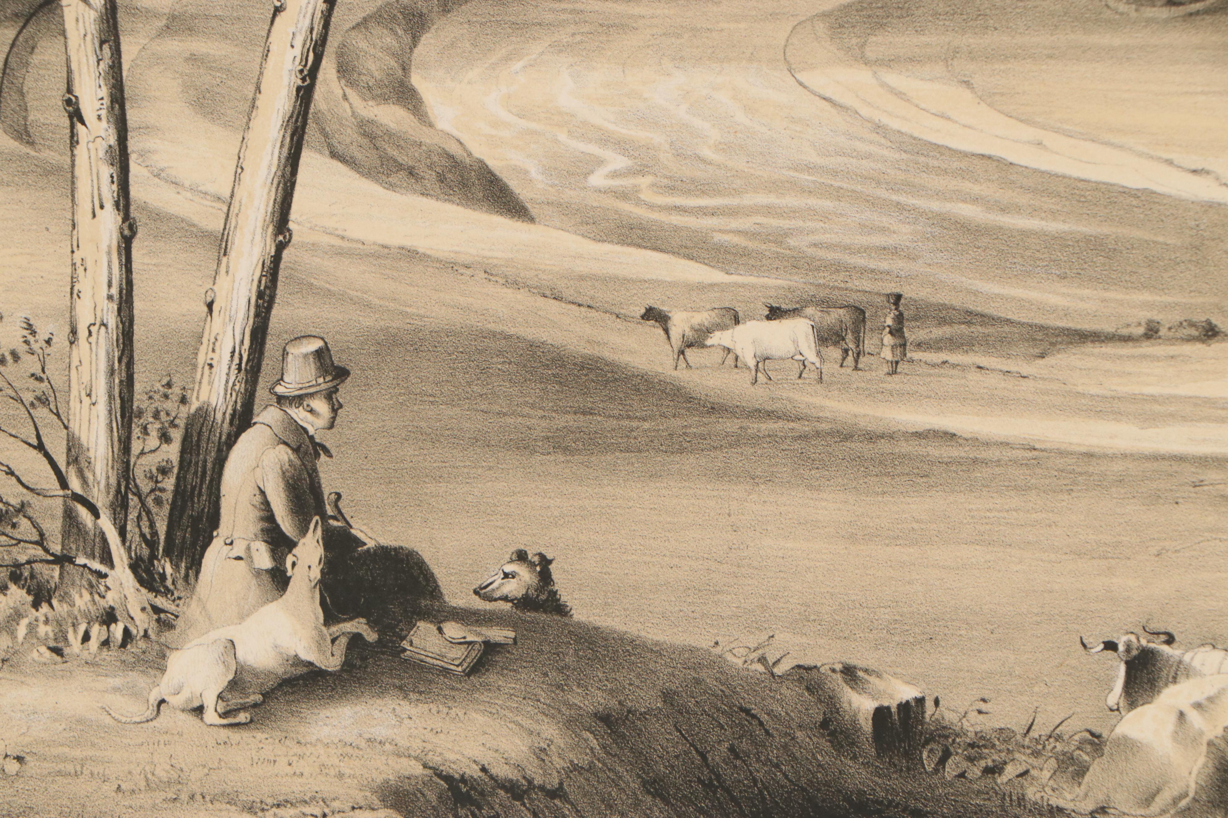 Lithographs of Architectural Ruins