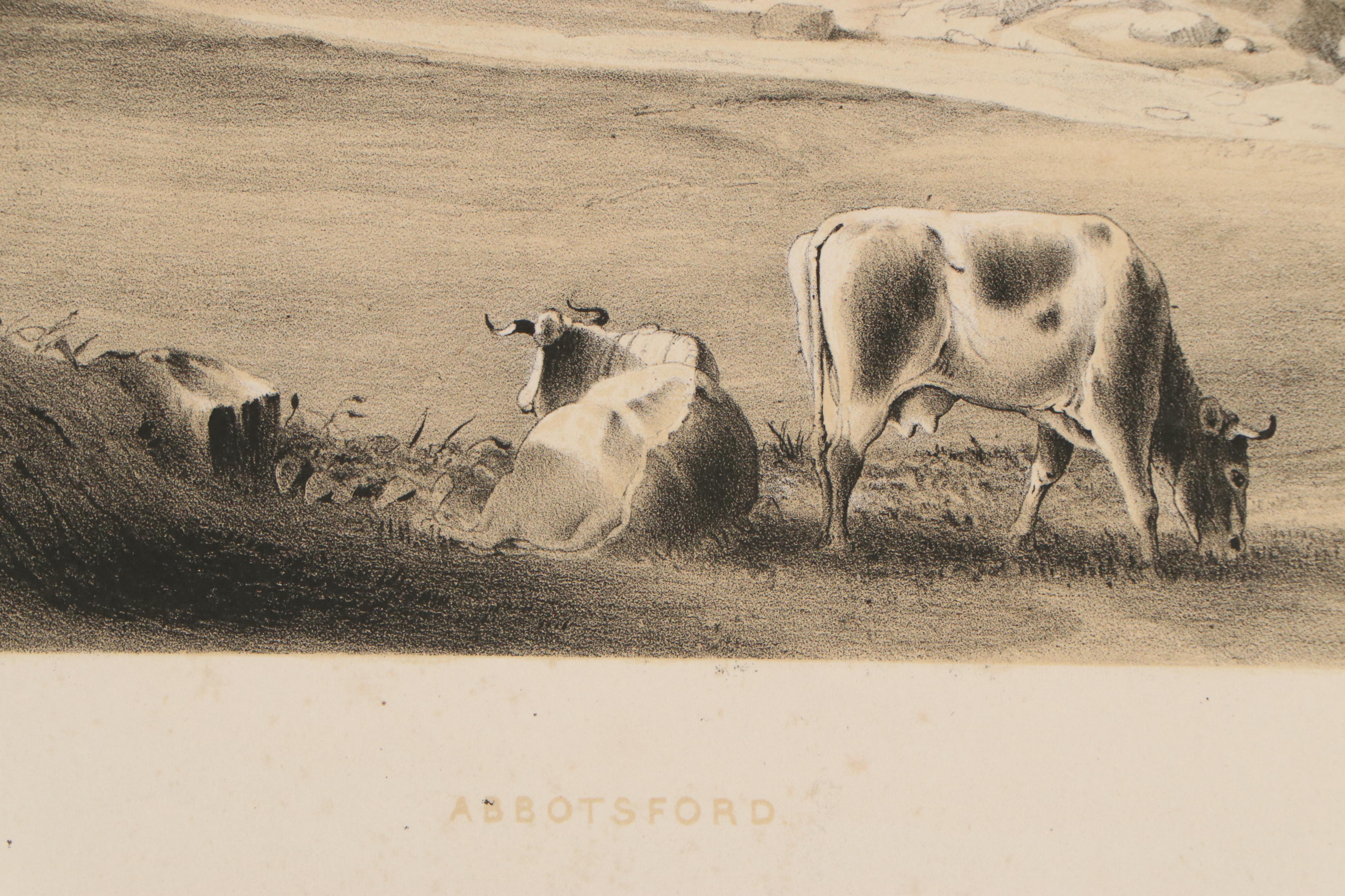 Lithographs of Architectural Ruins