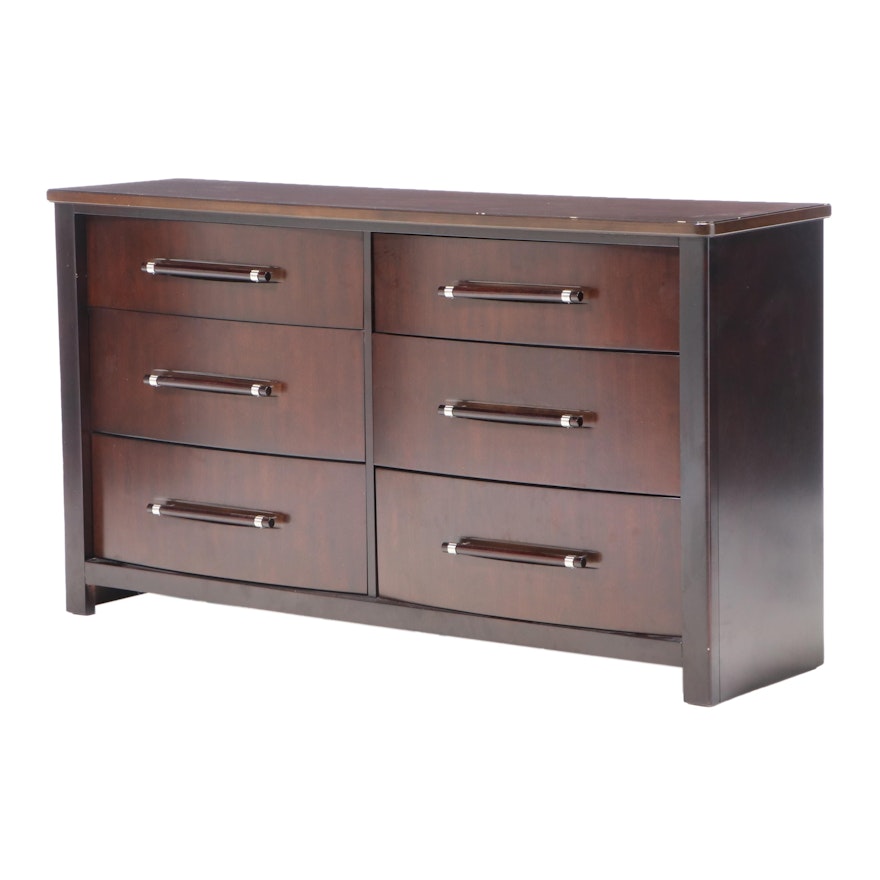 Austin Group "Cavalier" Two-Tone Finished Six-Drawer Chest