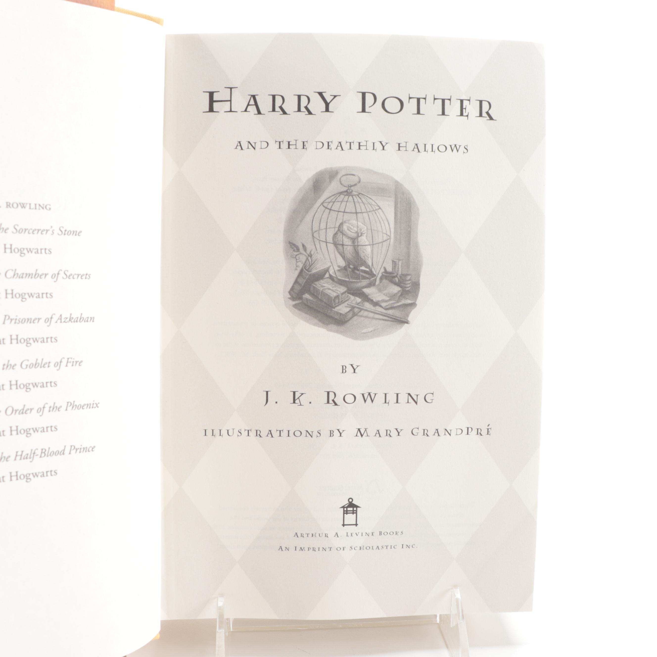 First American Edition "Harry Potter" Series with "The Cursed Child"