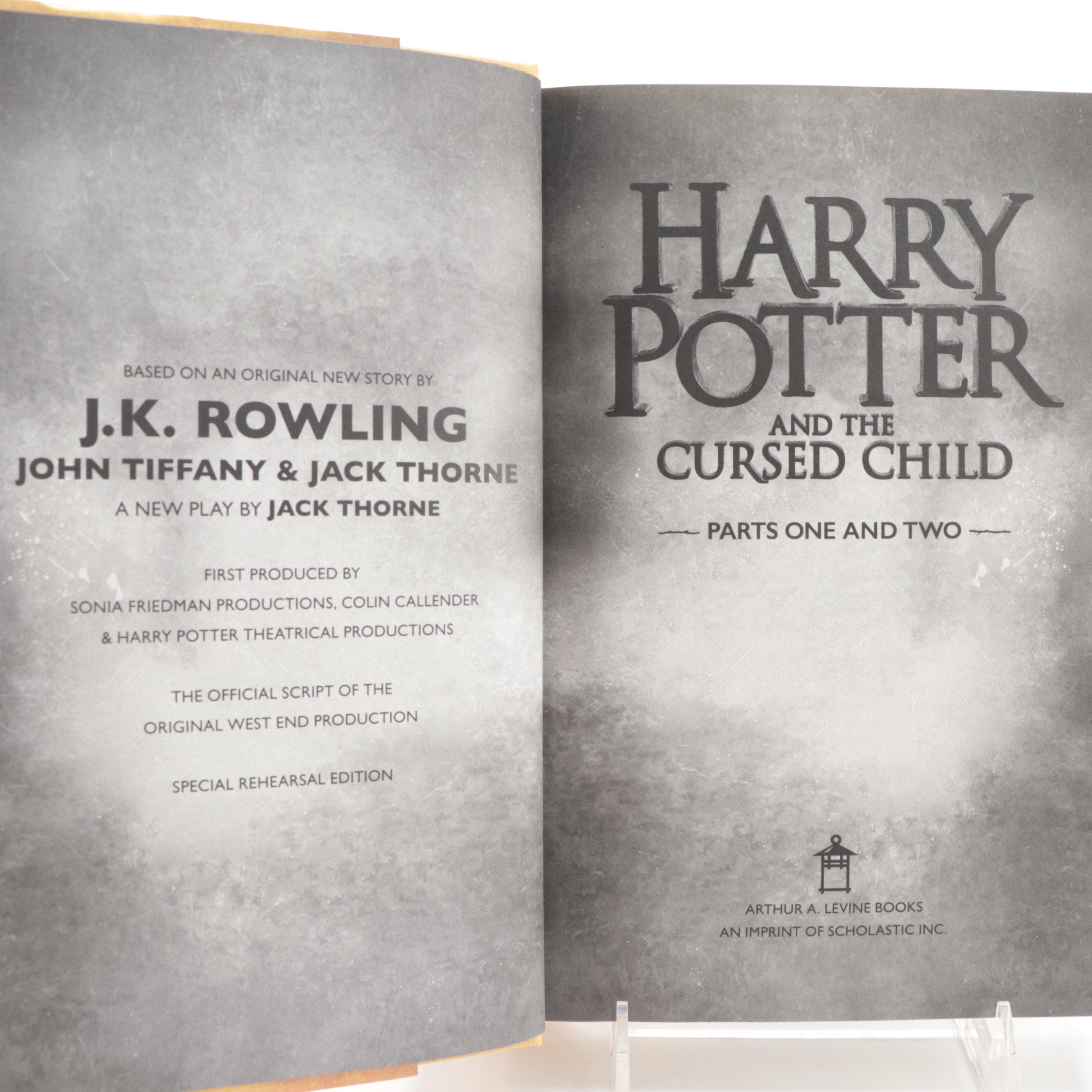 First American Edition "Harry Potter" Series with "The Cursed Child"