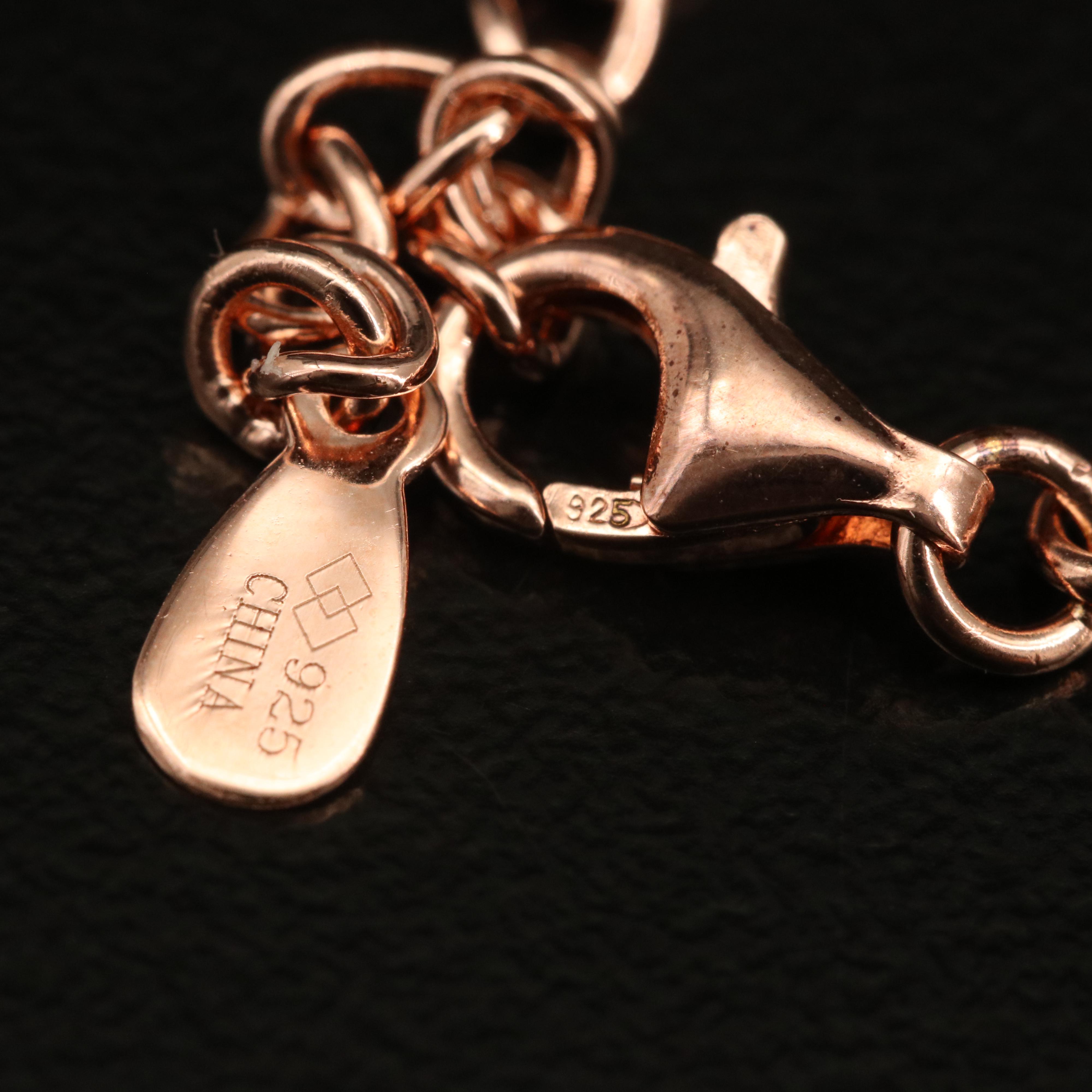 Sterling White Topaz and Garnet Bracelet