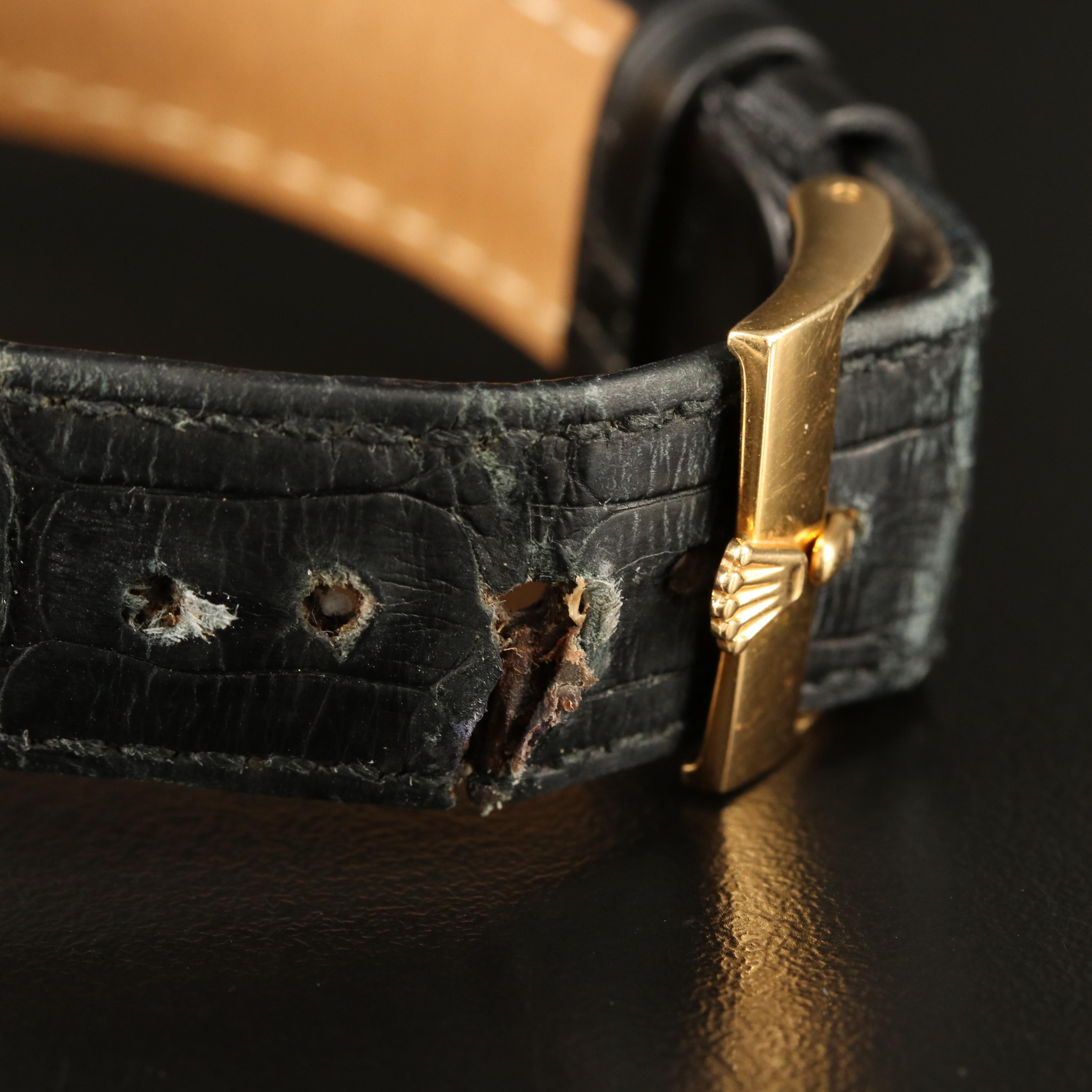 2006 Rolex Cellini 5115 18K Yellow Gold Stem Wind Watch