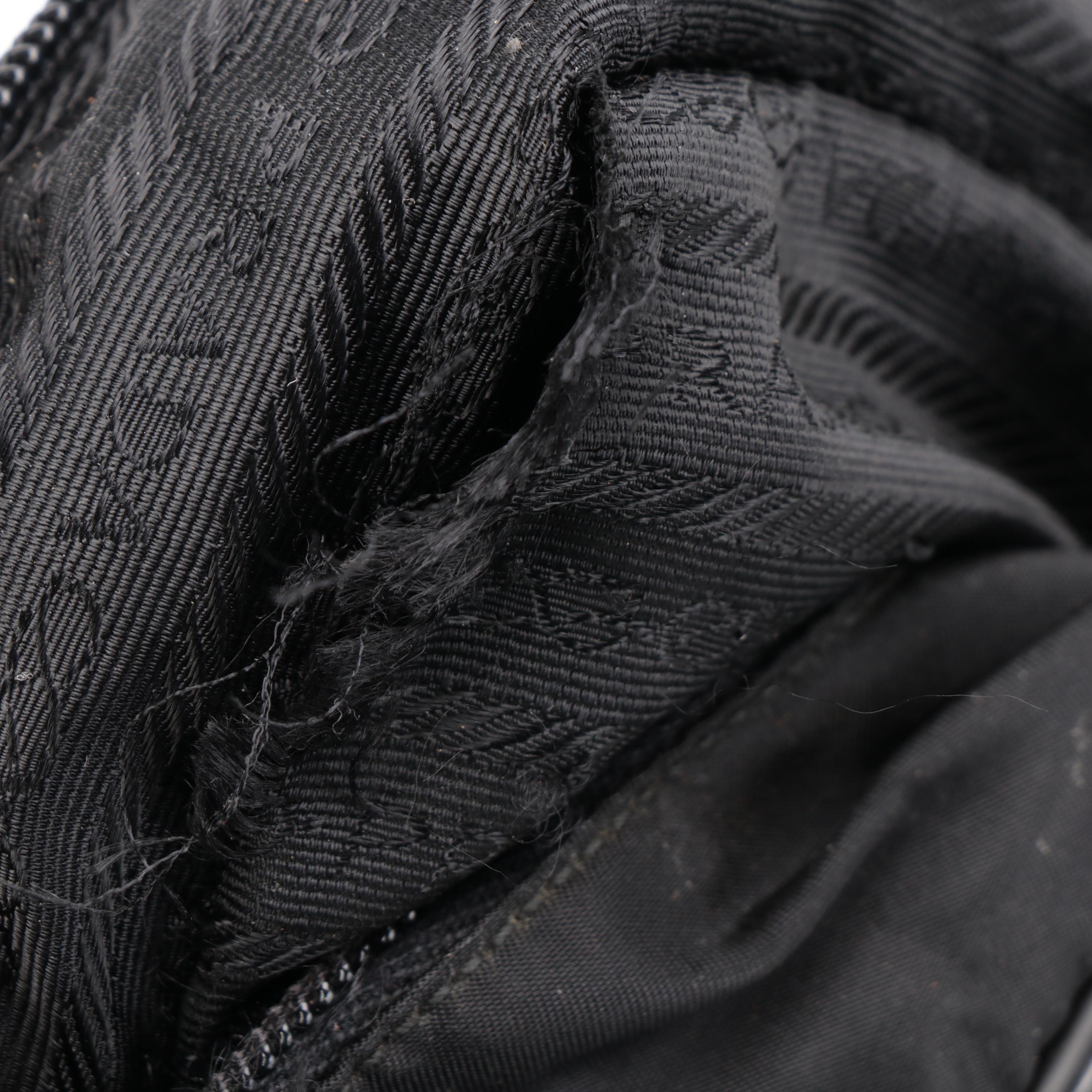 Prada Computer Bag in Black Tessuto Nylon with Saffiano Leather Trim