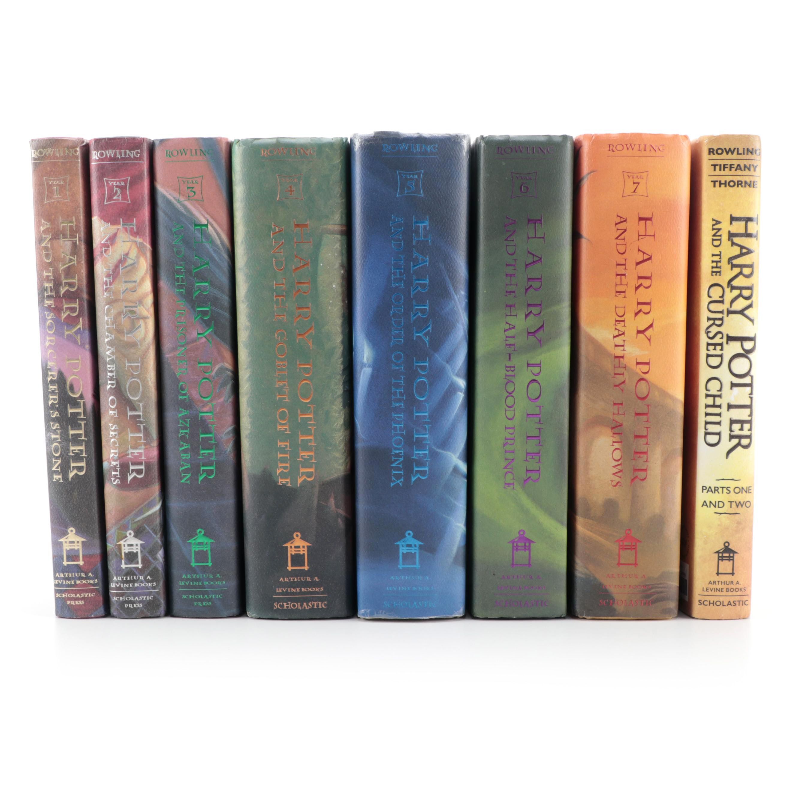 First American Edition "Harry Potter" Series with "The Cursed Child"