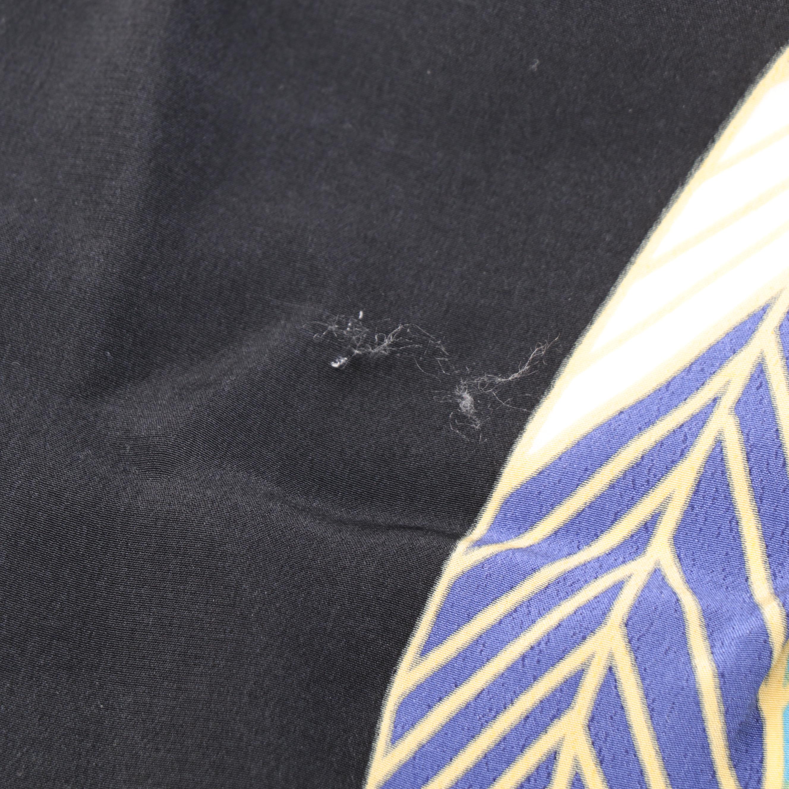 Erté "The Nile" Egyptian Goddess Themed Silk Scarf