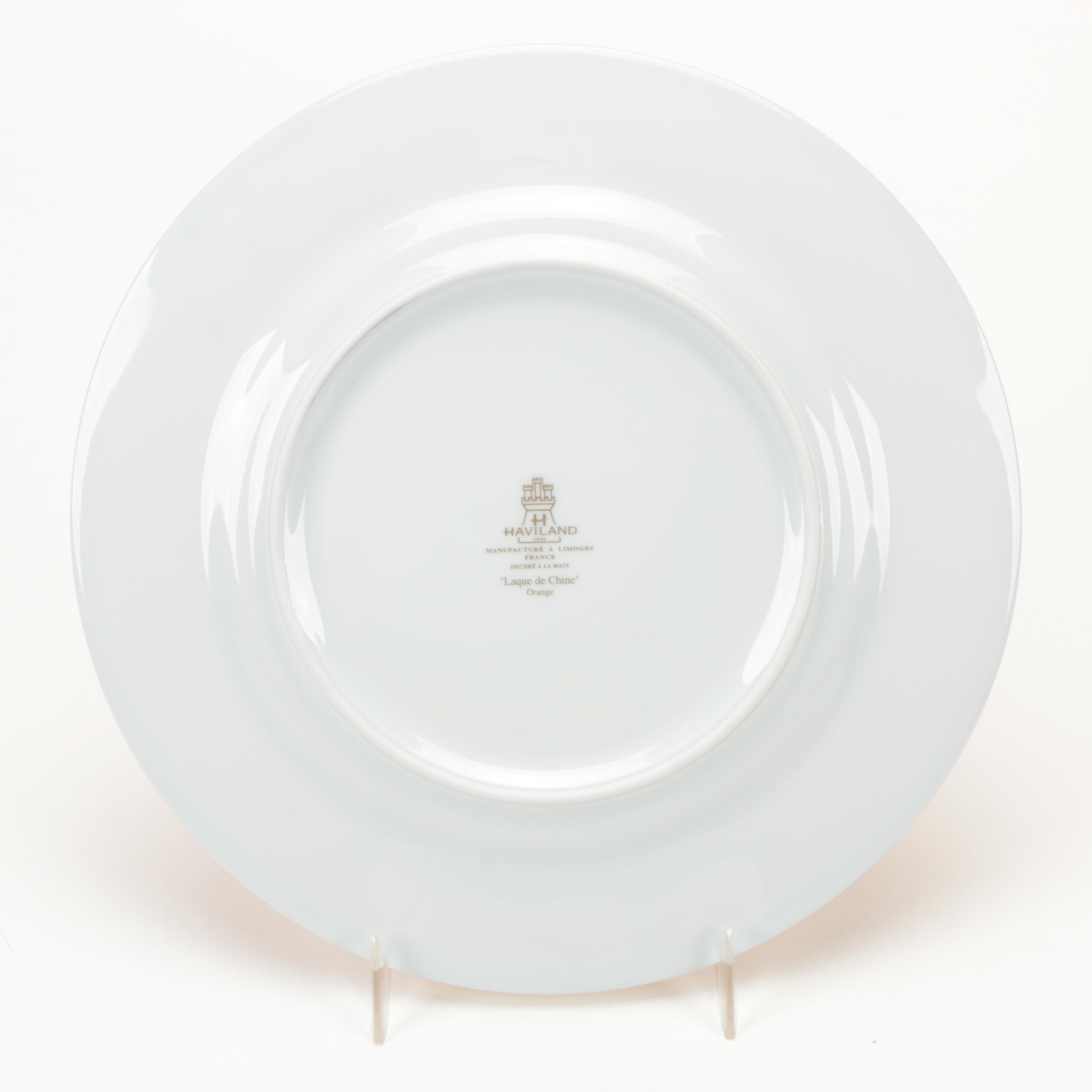 Haviland "Laque de Chine", "Vieux Paris Vert", and Other Porcelain Dinnerware