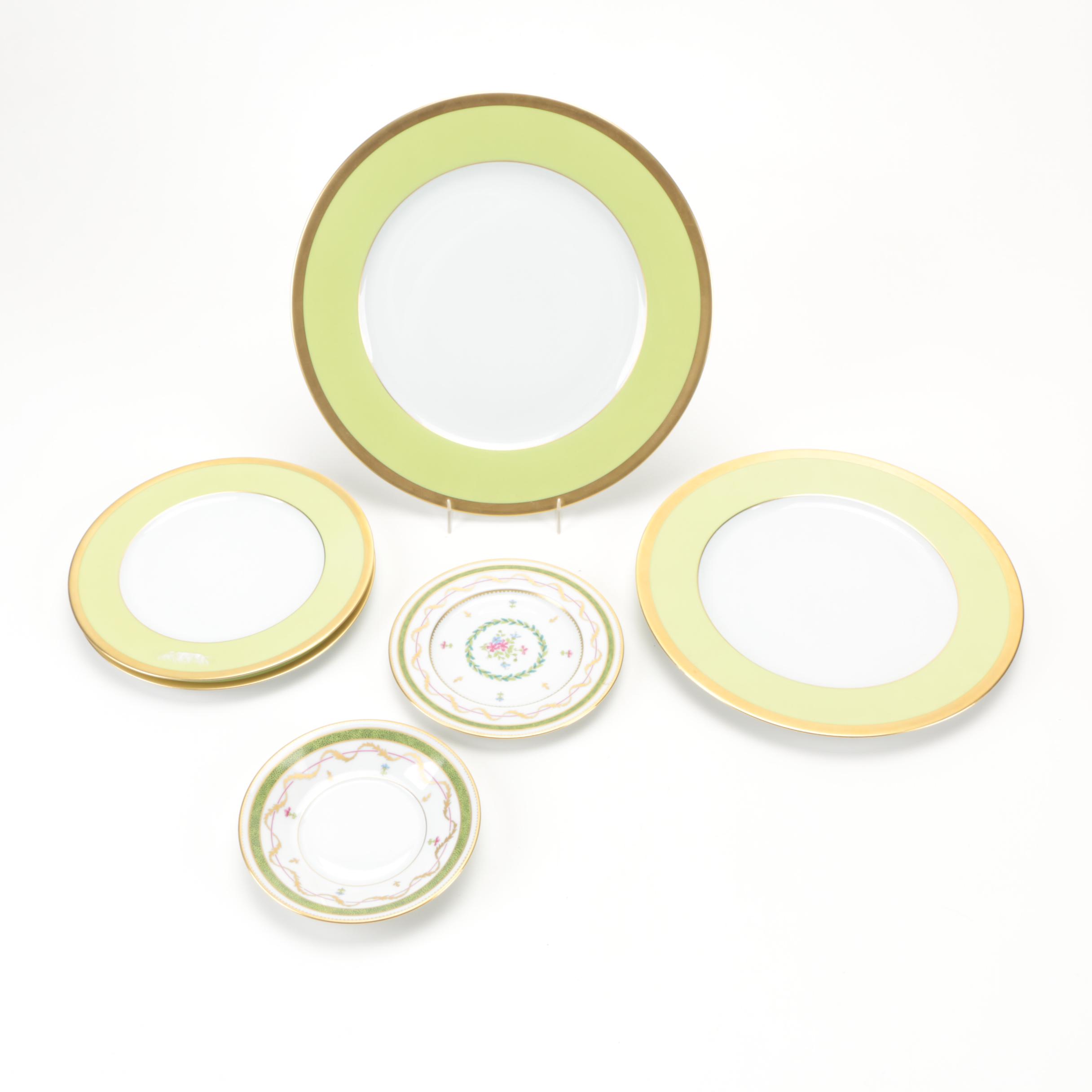 Haviland "Laque de Chine", "Vieux Paris Vert", and Other Porcelain Dinnerware