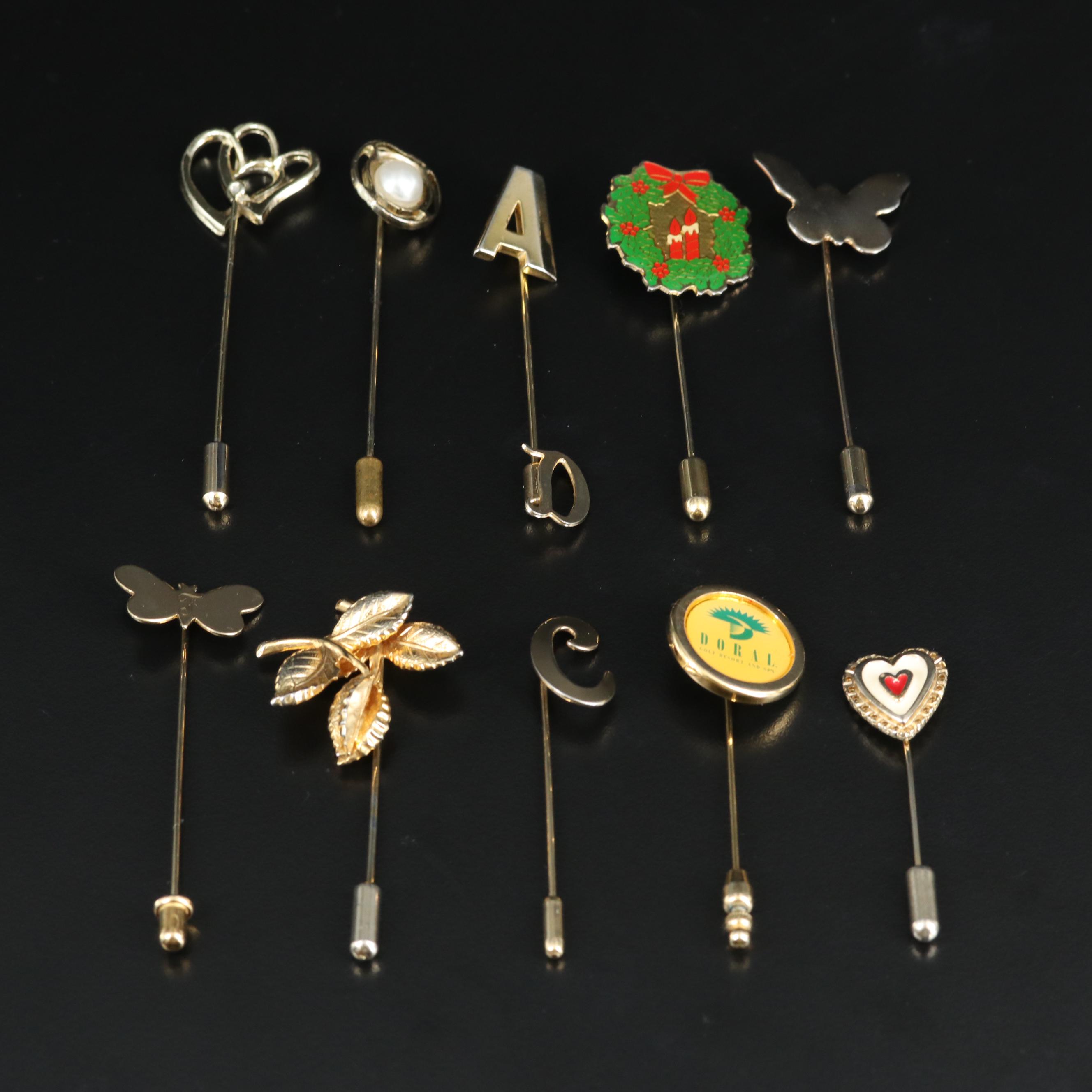 Gold Filled Jewelry Featuring Crown Trifari, Laurel Burch and Disney