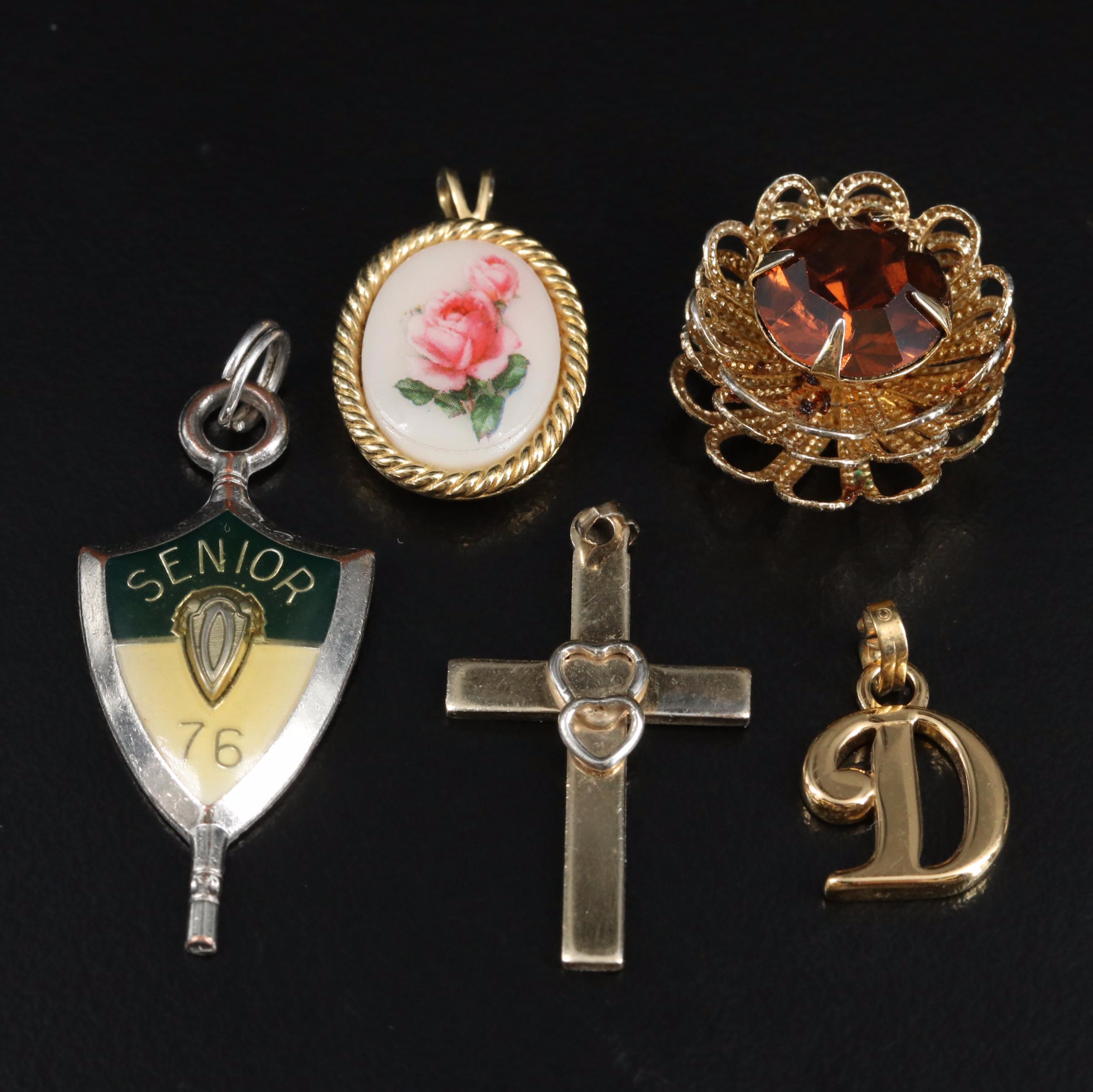 Gold Filled Jewelry Featuring Crown Trifari, Laurel Burch and Disney