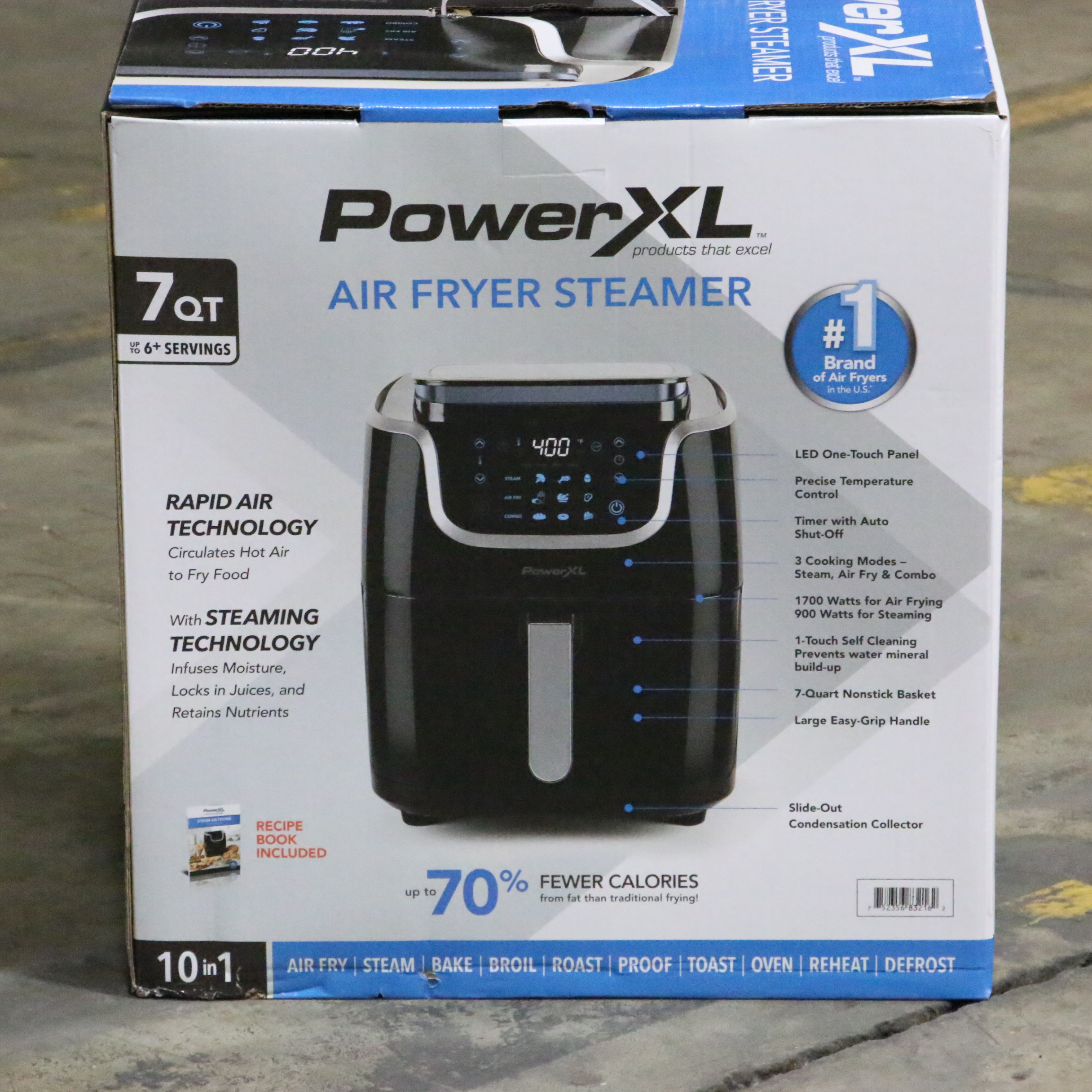 PowerXL 7-Quart Air Fryer Steamer