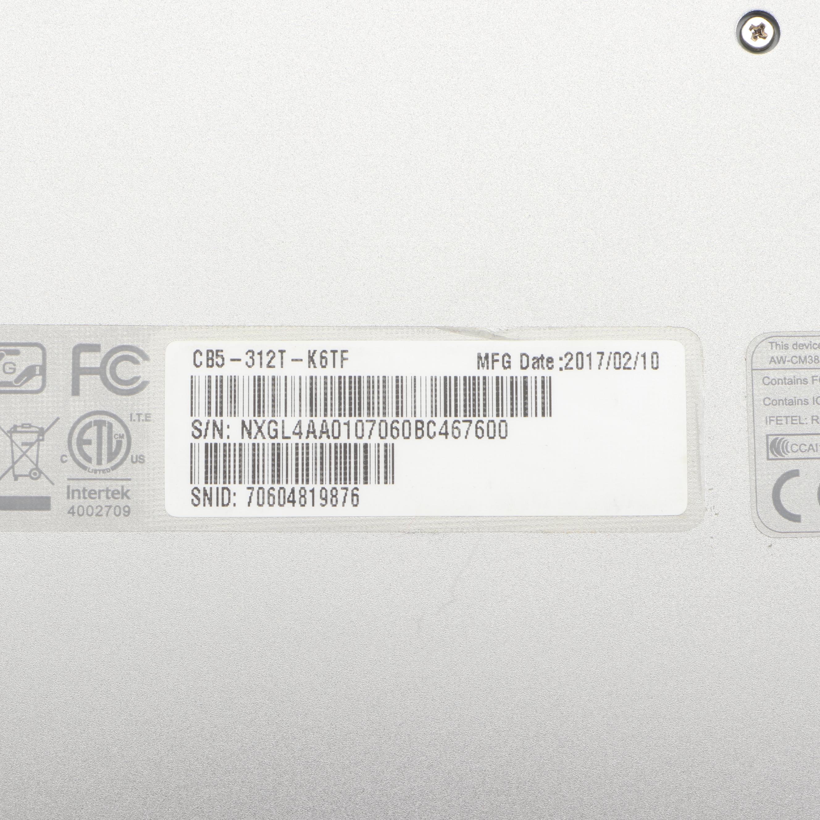 Acer Chromebook R 13 Convertible Laptop with Power Adapter, 2017