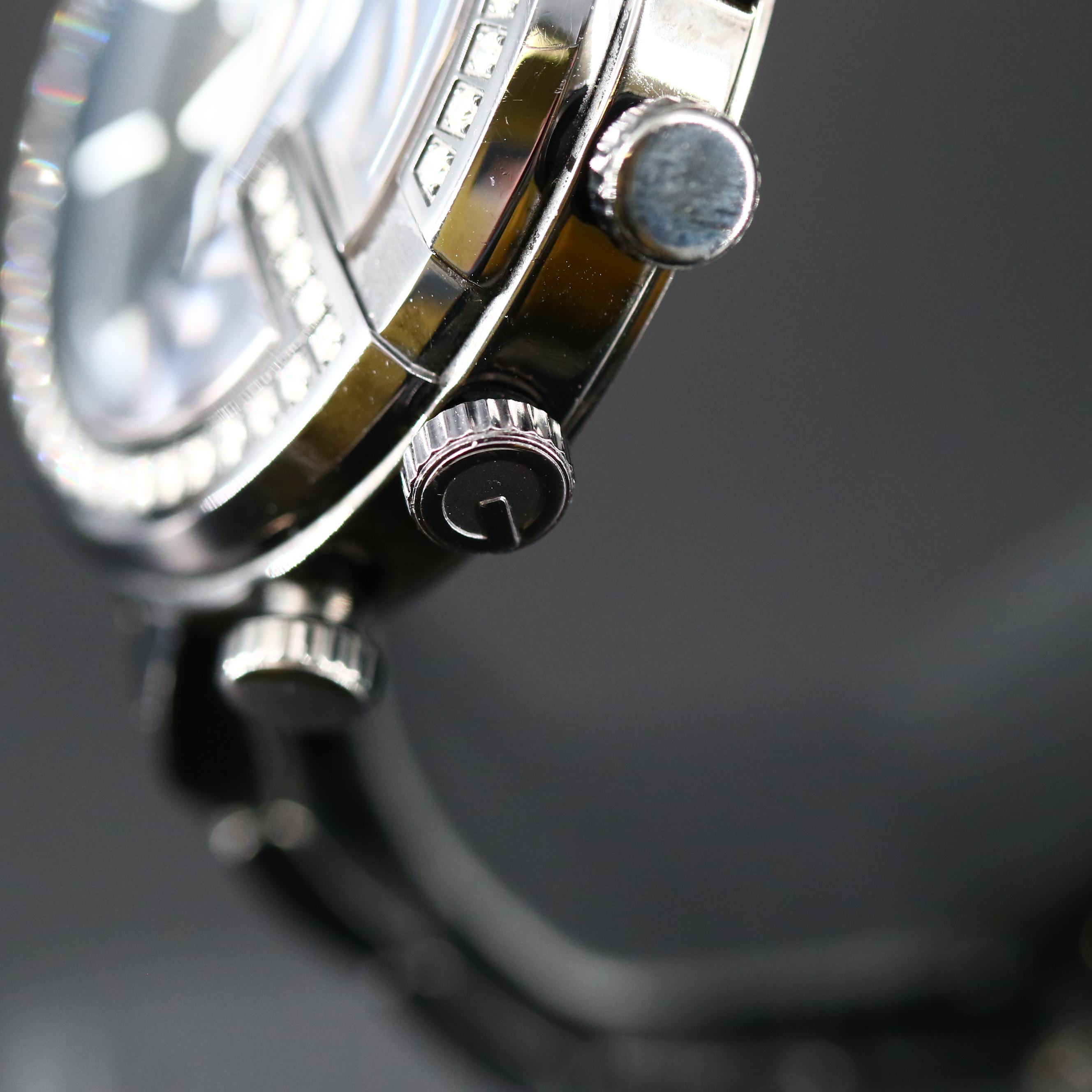 Gucci G-Chrono 7.25 CTW Diamond Black PVD and Stainless Steel Watch