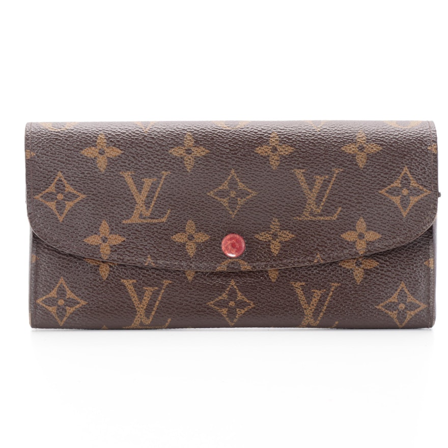 Louis Vuitton Emilie Continental Wallet in Monogram Canvas