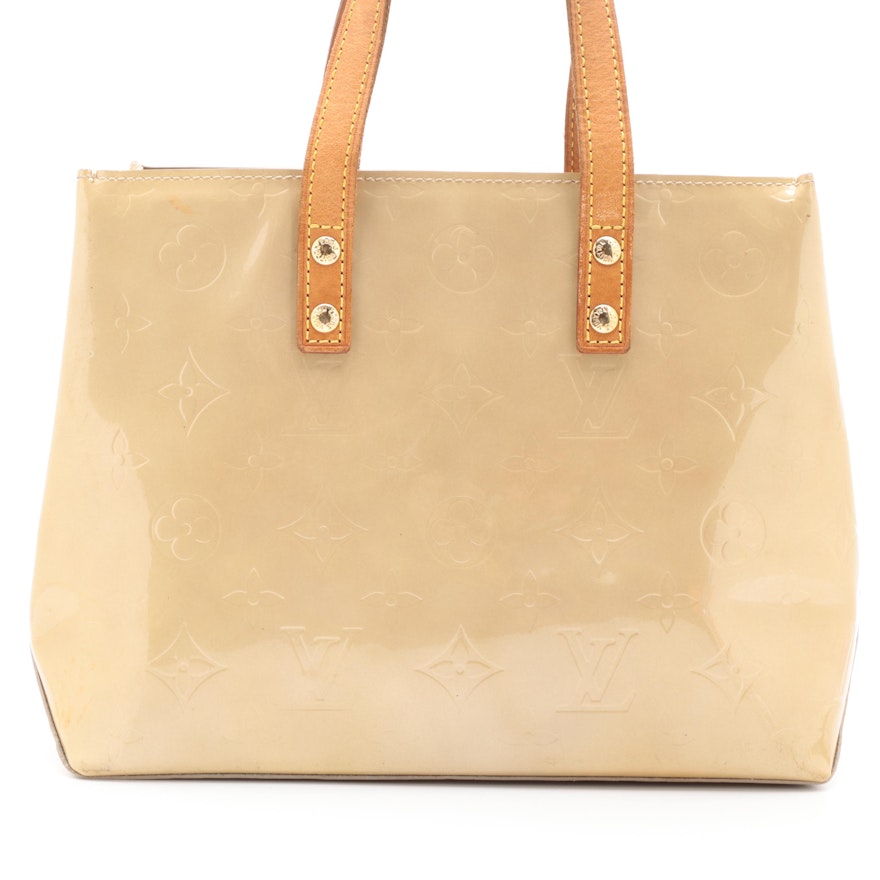 Louis Vuitton Reade PM Tote in Monogram Vernis and Vachetta Leather