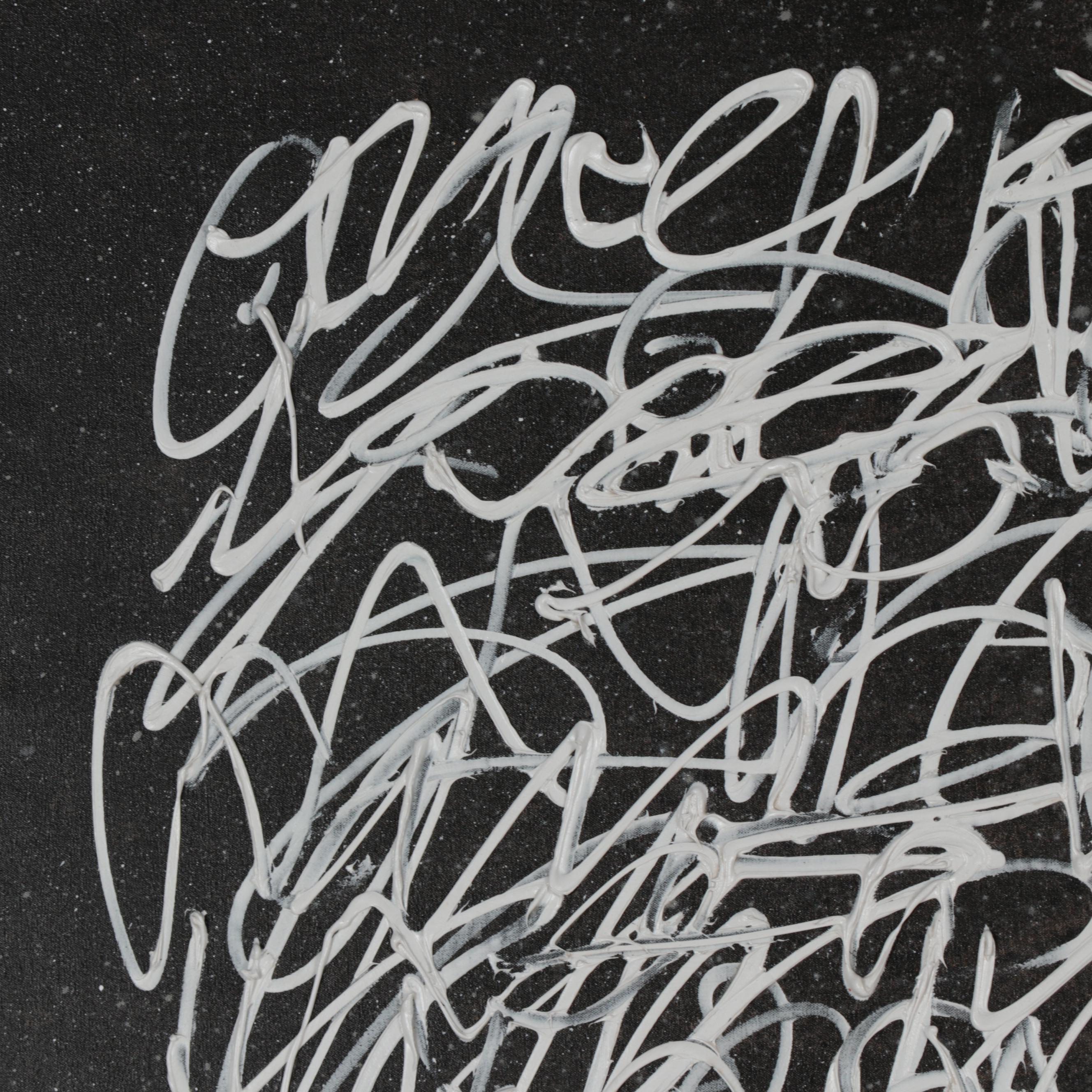 Anthony "Nino" Sarti Mixed Media Painting "Shakespeare's Wall: Love Letters..."