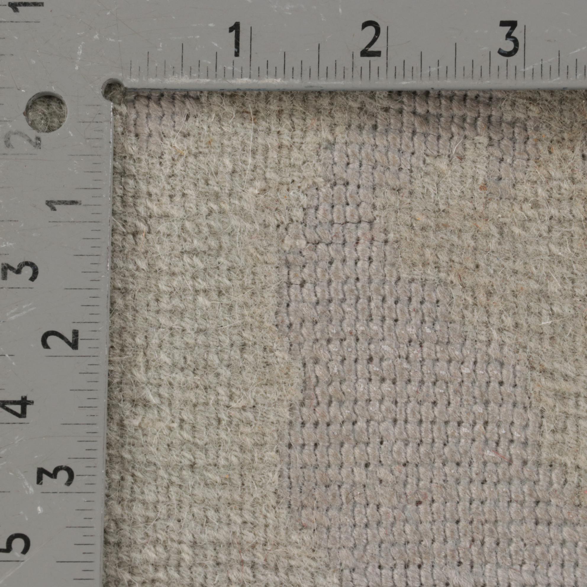 2' x 2' Hand-Knotted Indian Modern Style Art Silk Rugs, 2010s